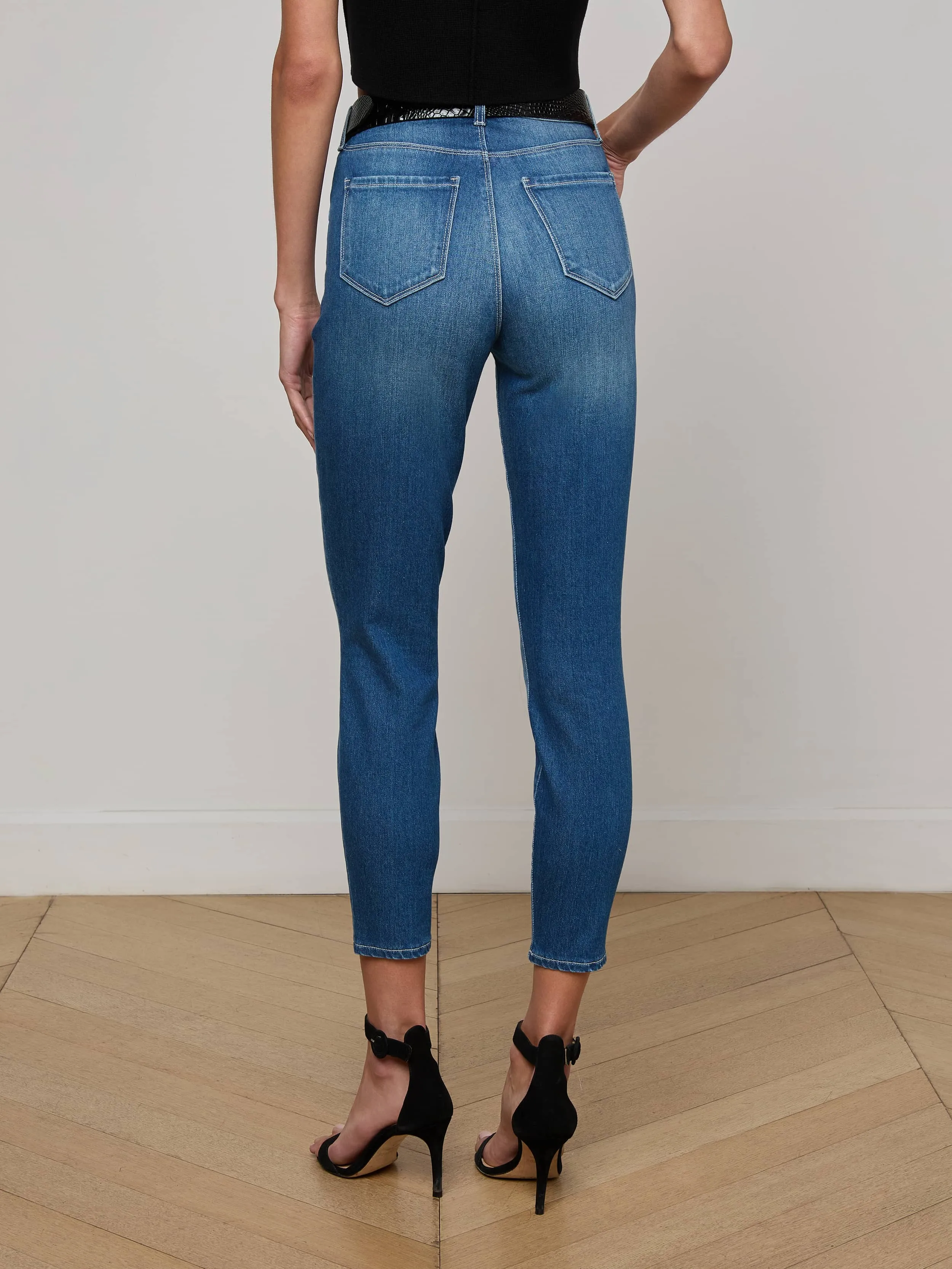 Margot Cropped Skinny Jean sold by L'AGENCE product image thumbnail 4