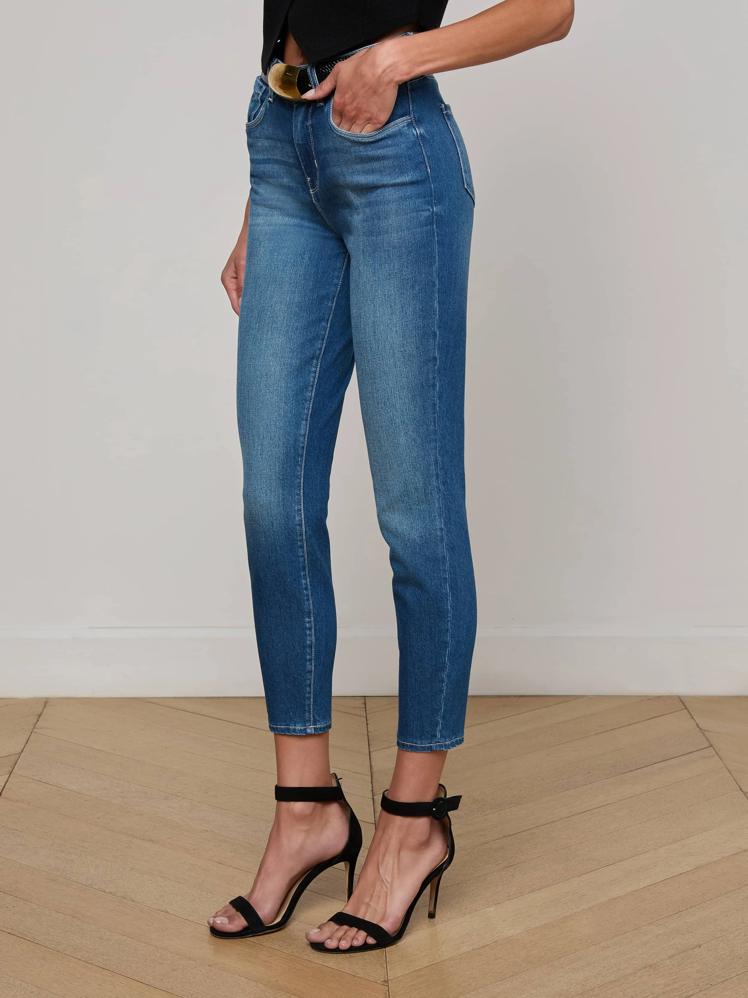 Margot Cropped Skinny Jean sold by L'AGENCE product image thumbnail 3