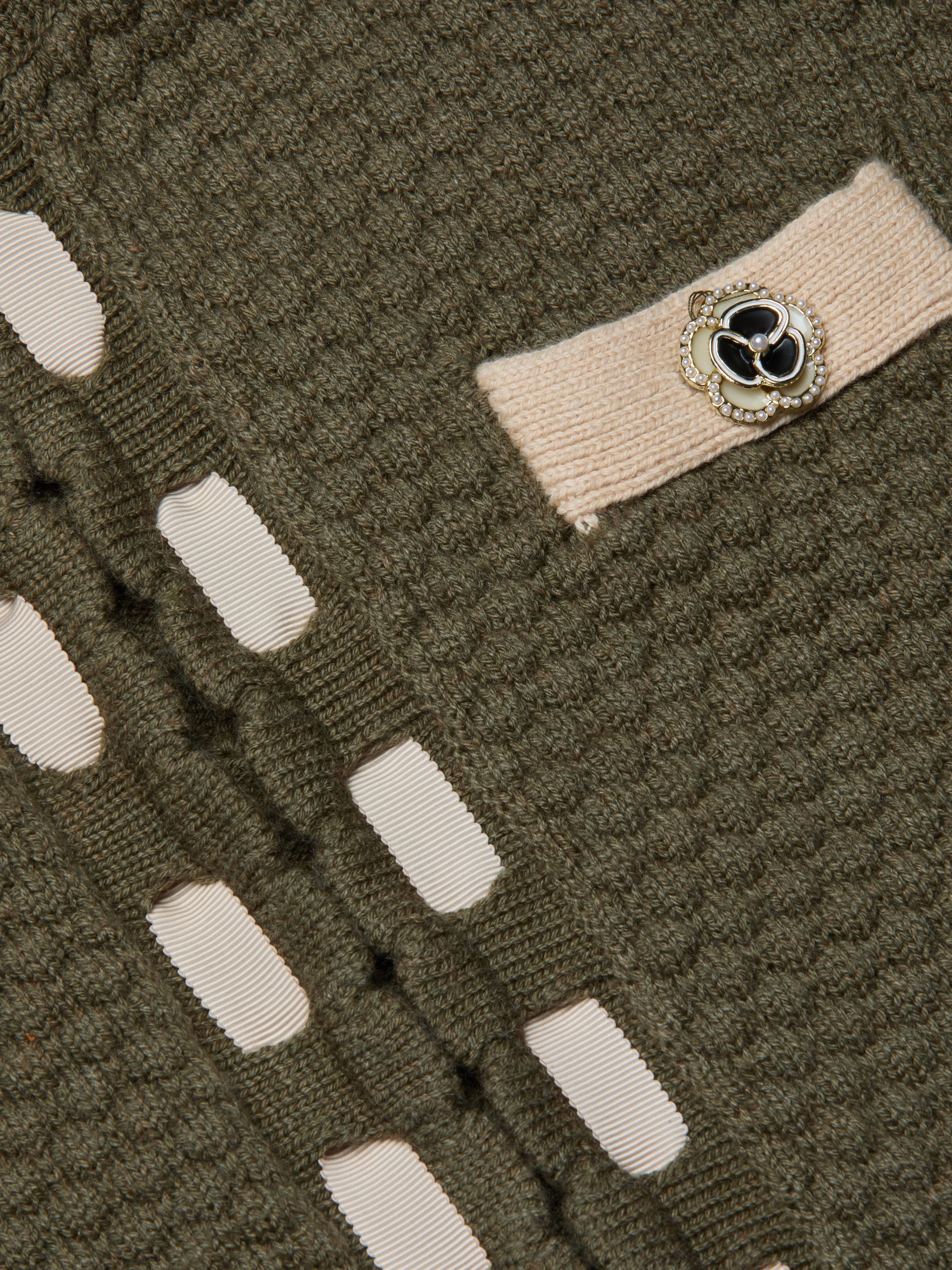 Astor Contrast Trim Cardigan sold by L'AGENCE product image thumbnail 5