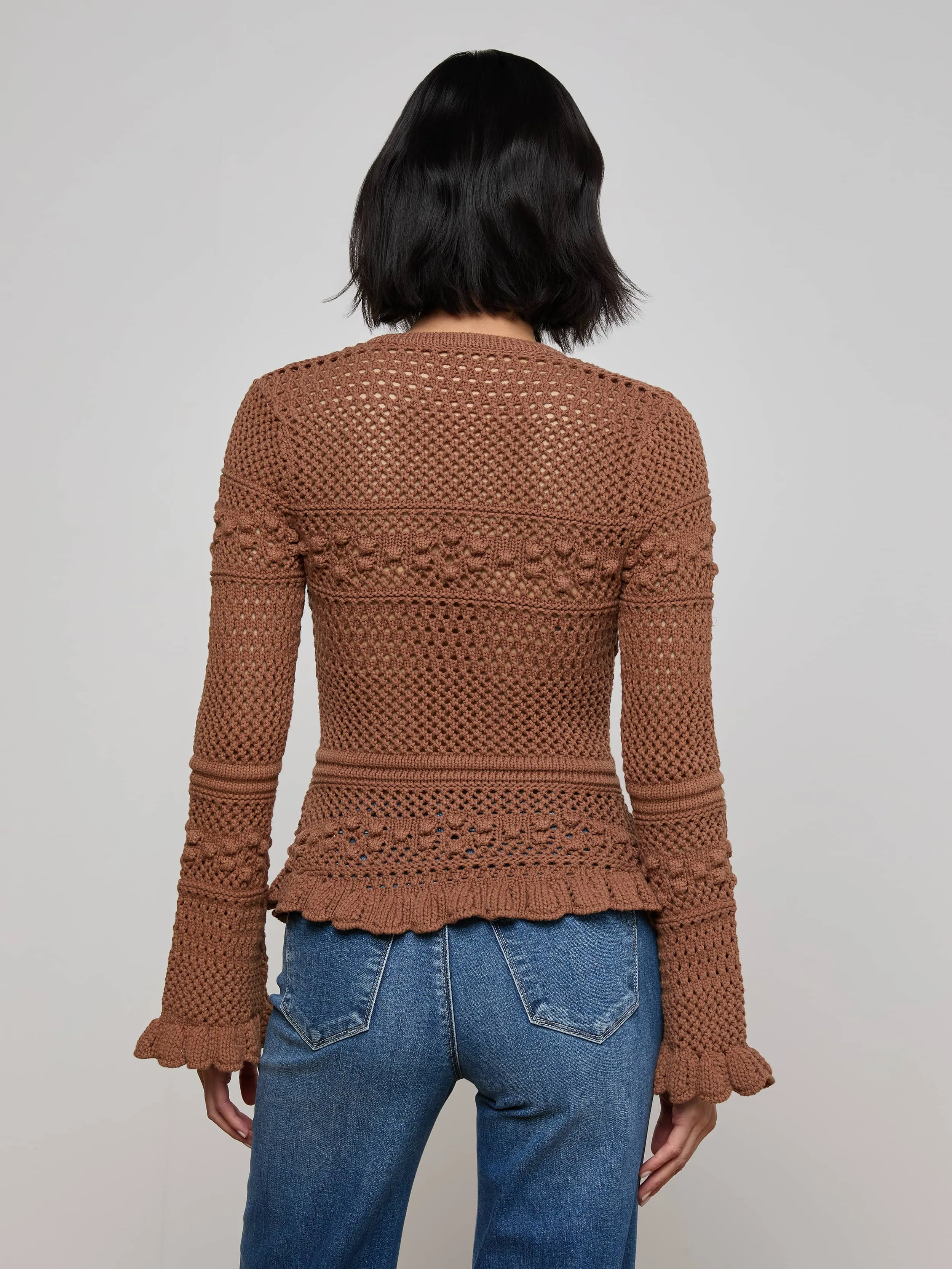Kiva Knit Cardigan sold by L'AGENCE product image thumbnail 4