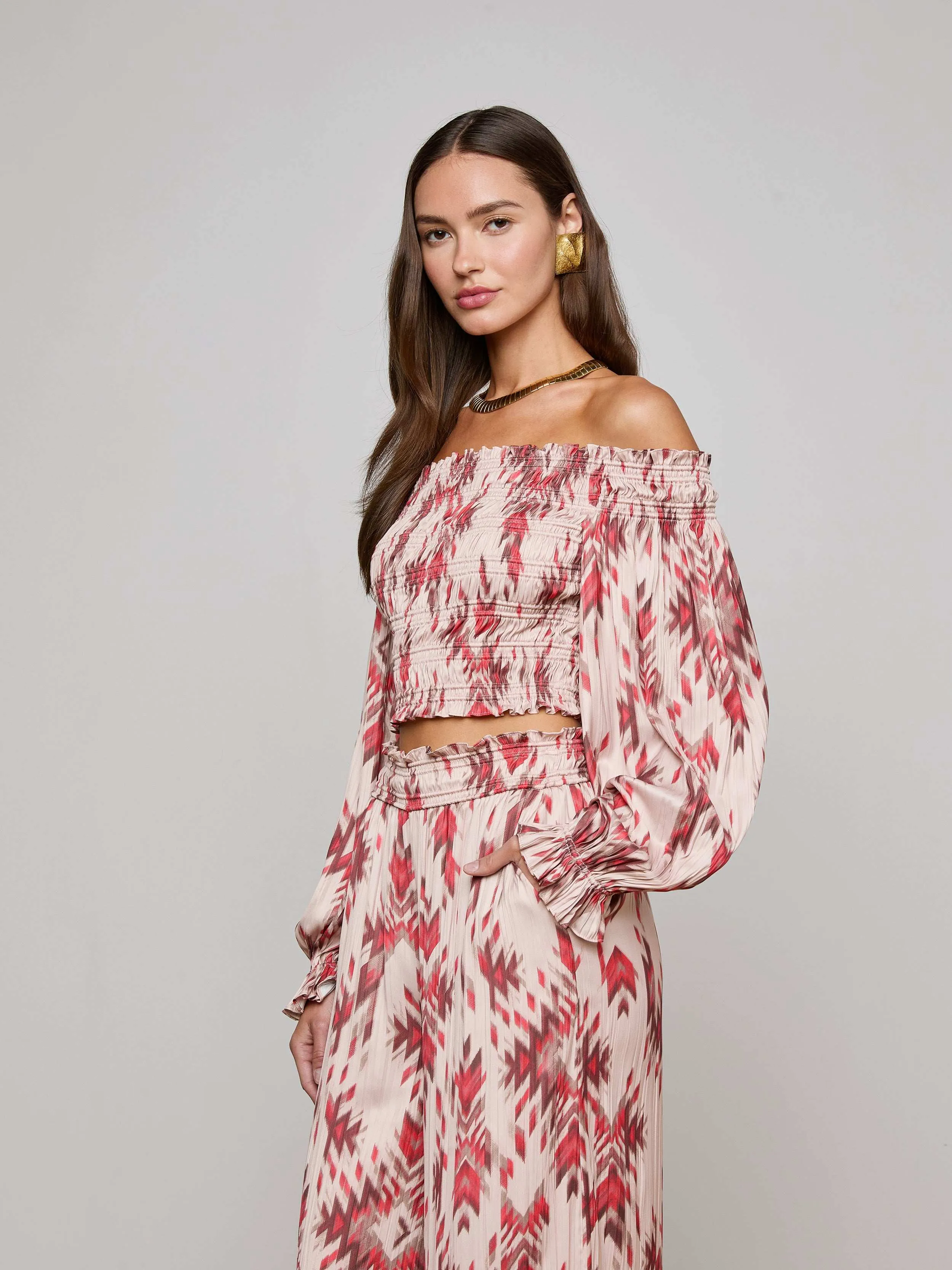 Graciela Off-Shoulder Top sold by L'AGENCE product image thumbnail 2