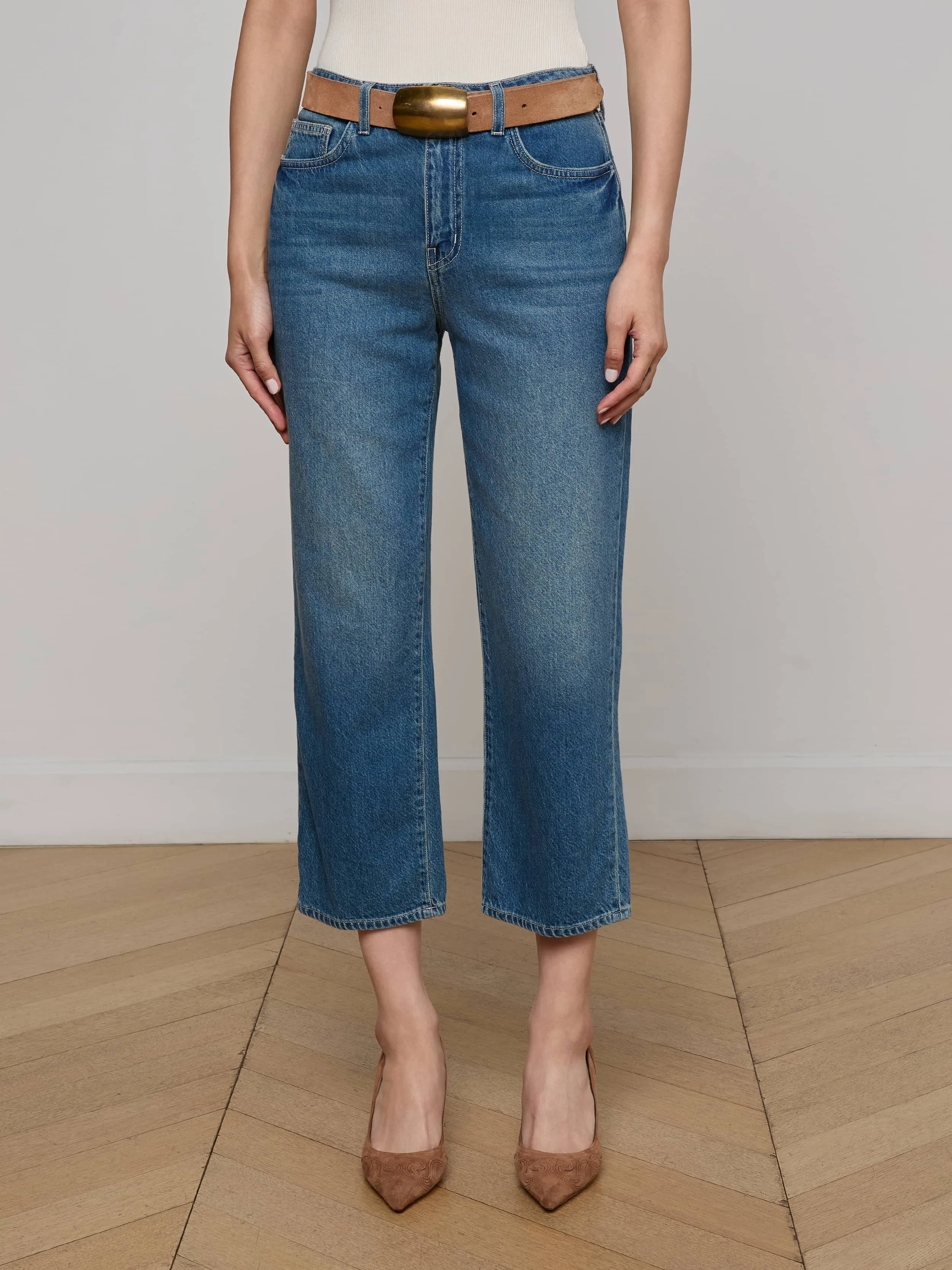 June Cropped Stovepipe Jean sold by L'AGENCE product image thumbnail 2