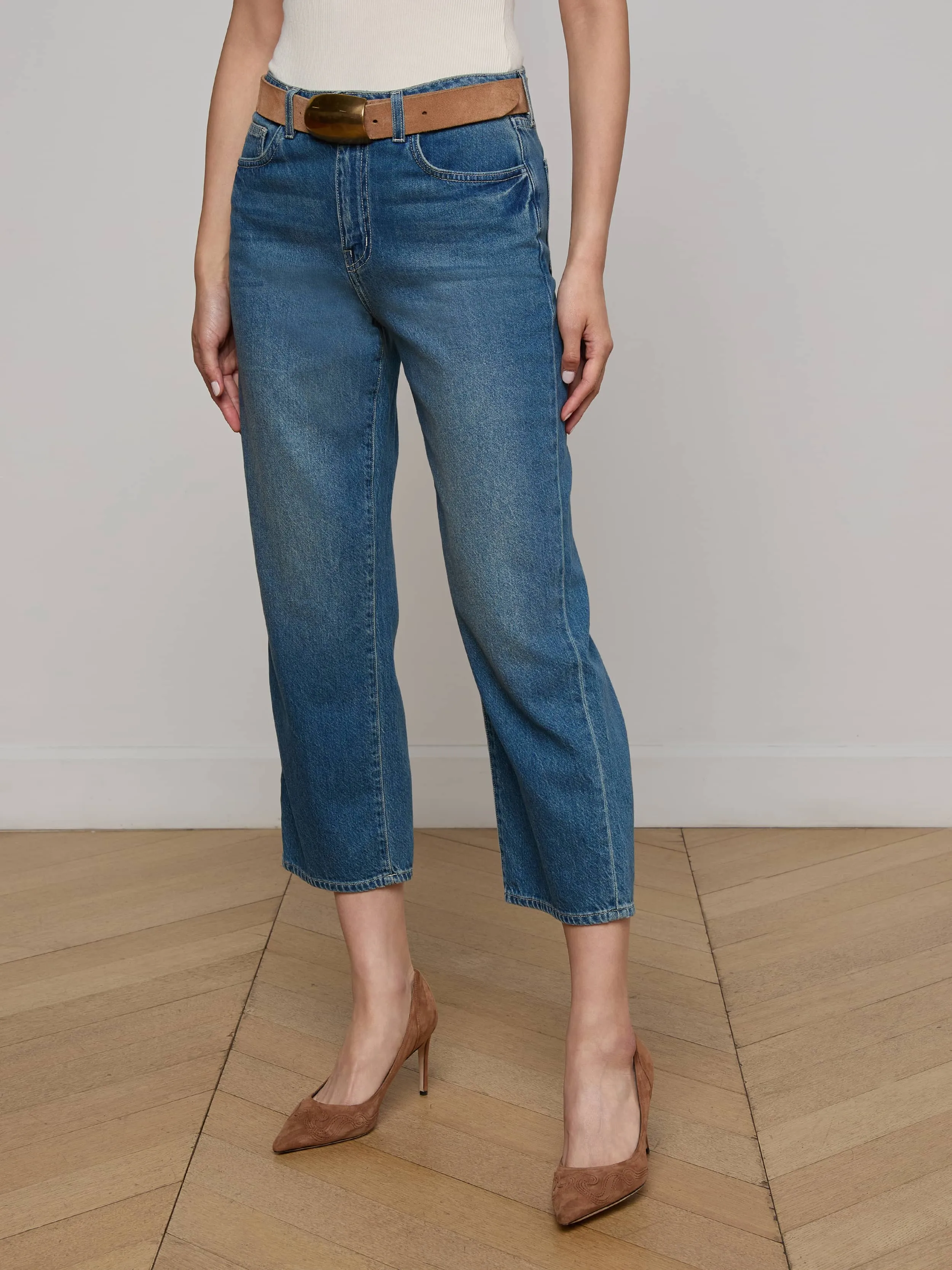 June Cropped Stovepipe Jean sold by L'AGENCE product image thumbnail 3