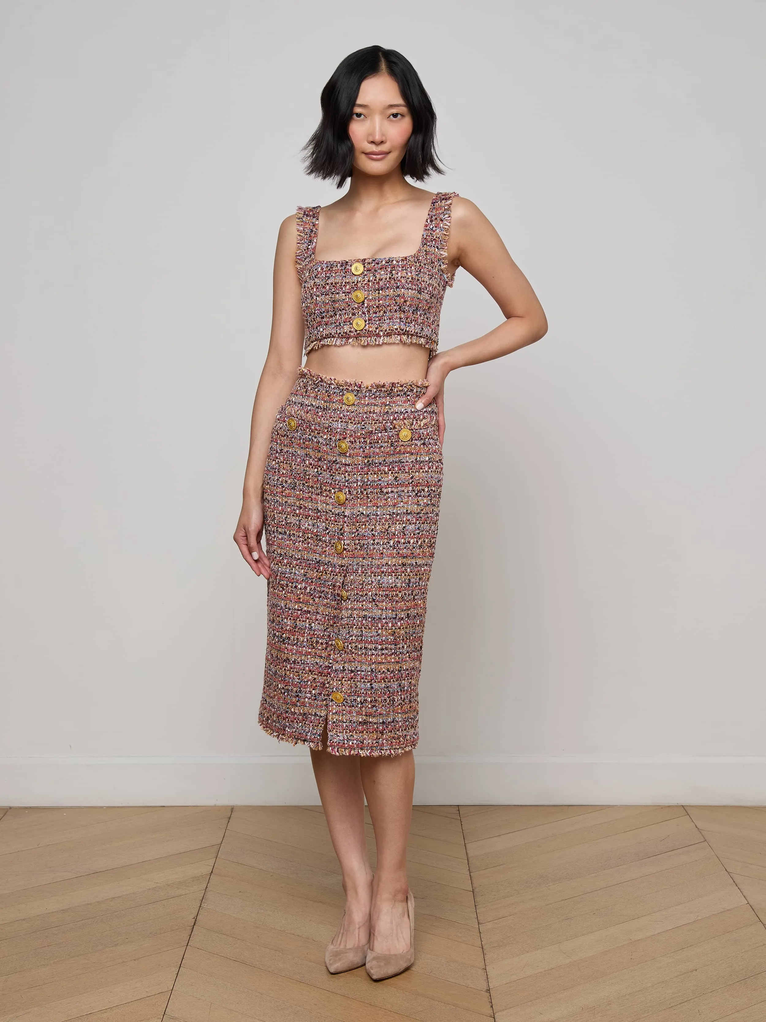 Maylin Tweed Top sold by L'AGENCE product image thumbnail 3