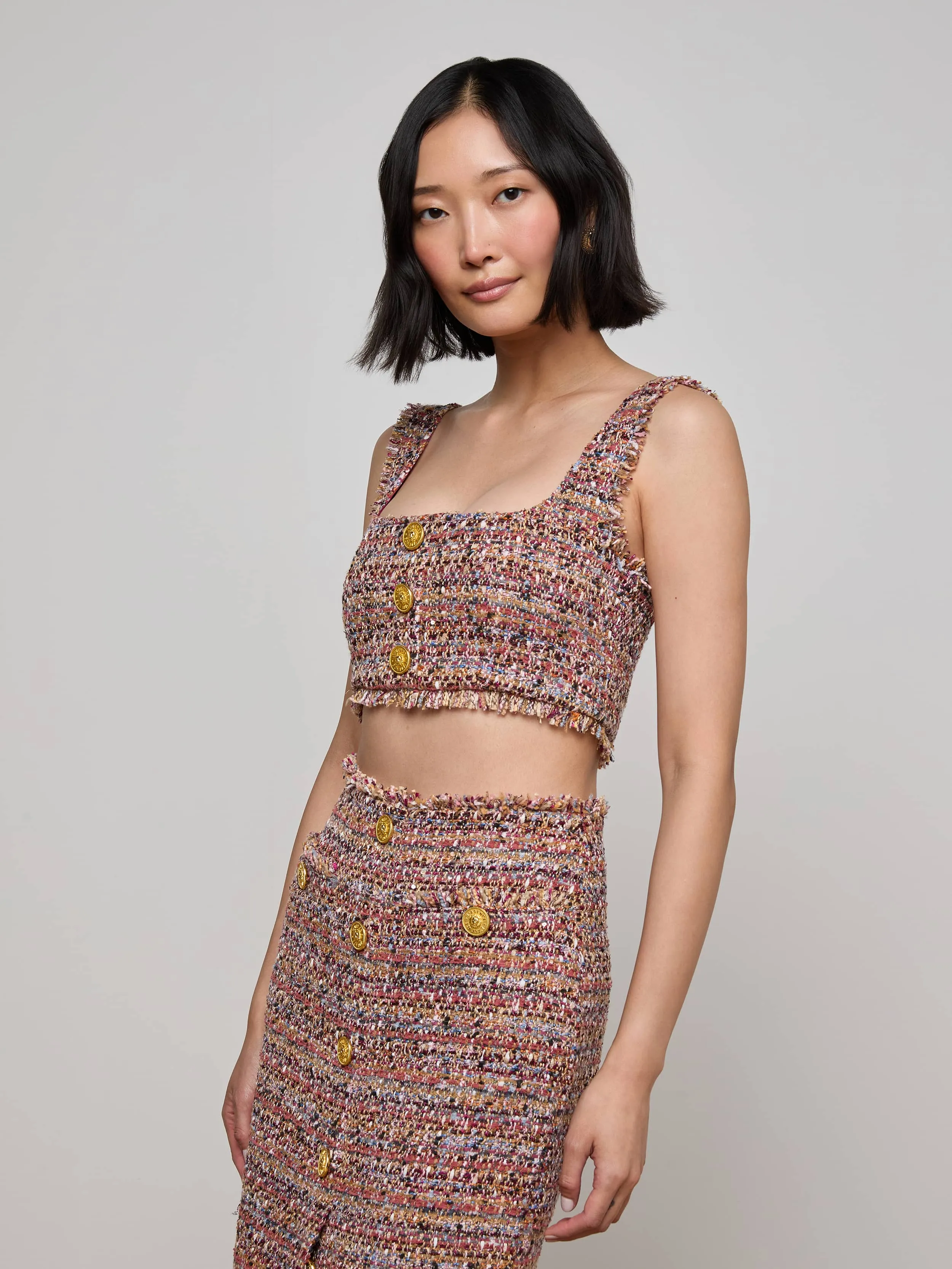 Maylin Tweed Top sold by L'AGENCE product image thumbnail 2