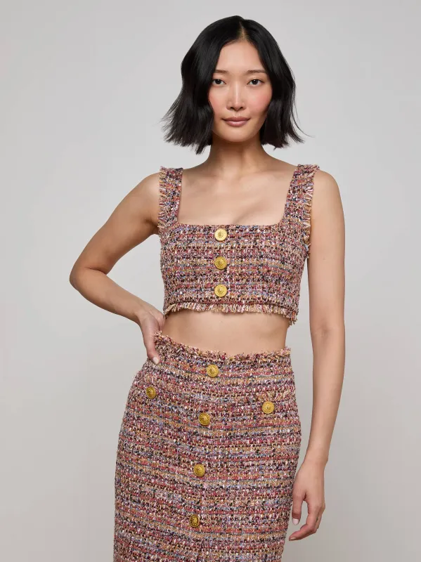 Maylin Tweed Top sold by L'AGENCE