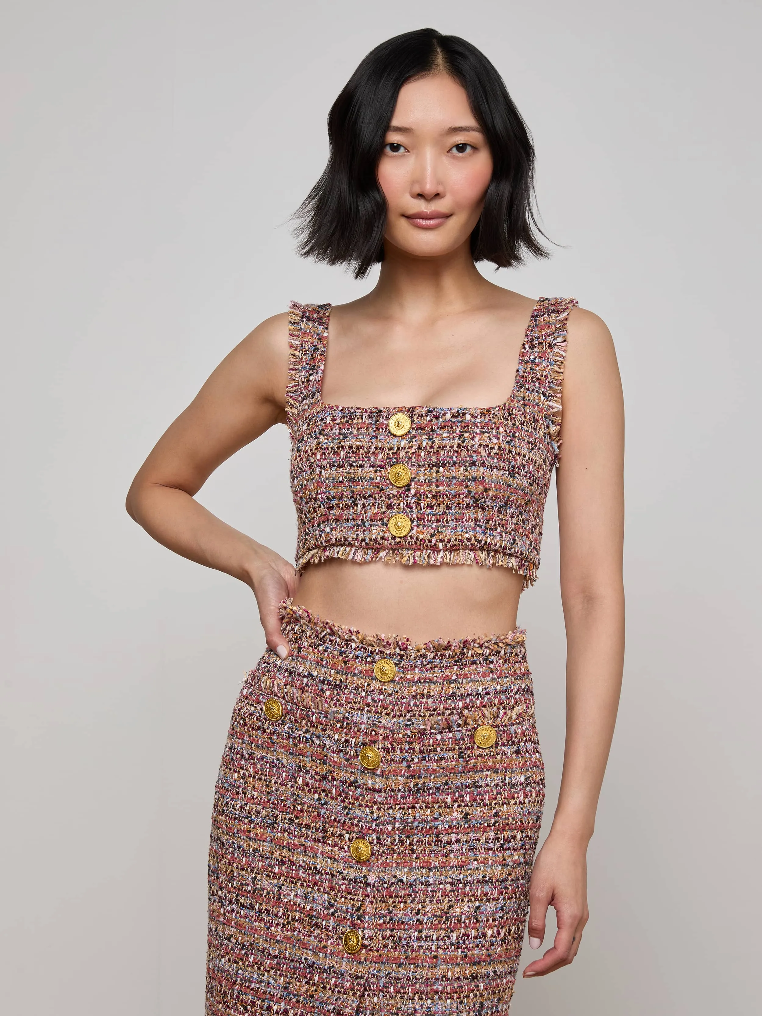 Maylin Tweed Top sold by L'AGENCE