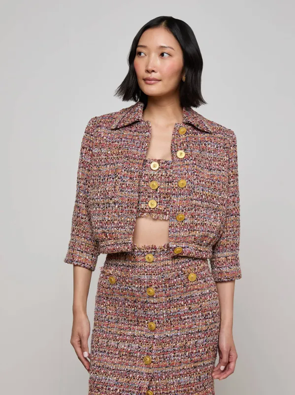 Jia Tweed Jacket sold by L'AGENCE