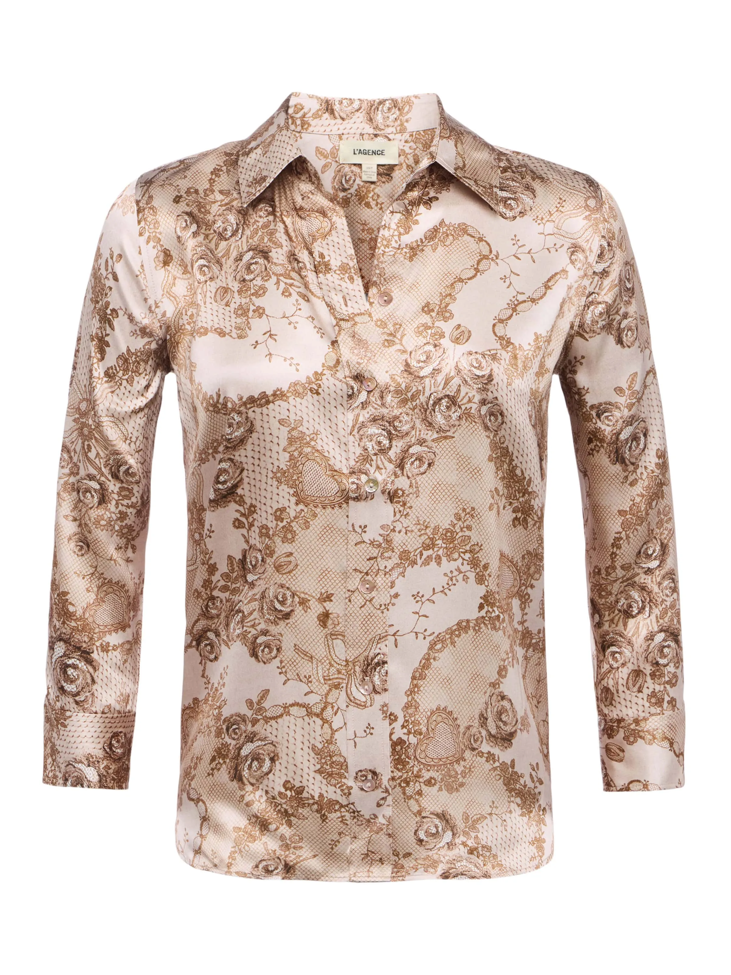 Dani Silk Blouse sold by L'AGENCE product image thumbnail 4