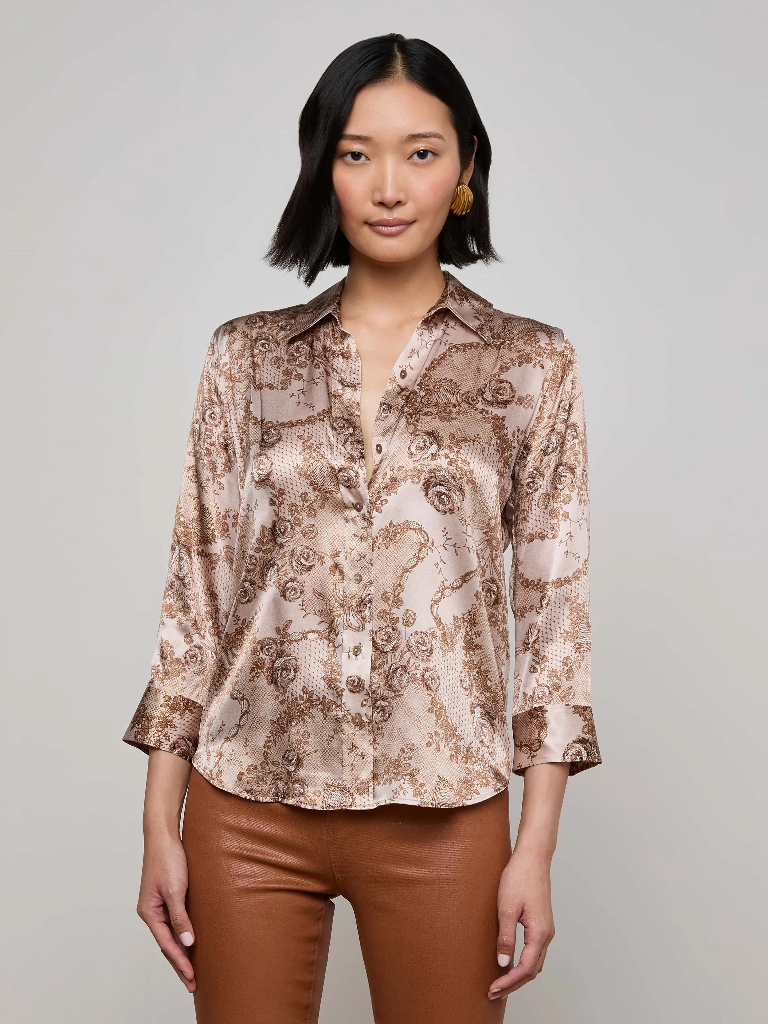 Dani Silk Blouse sold by L'AGENCE