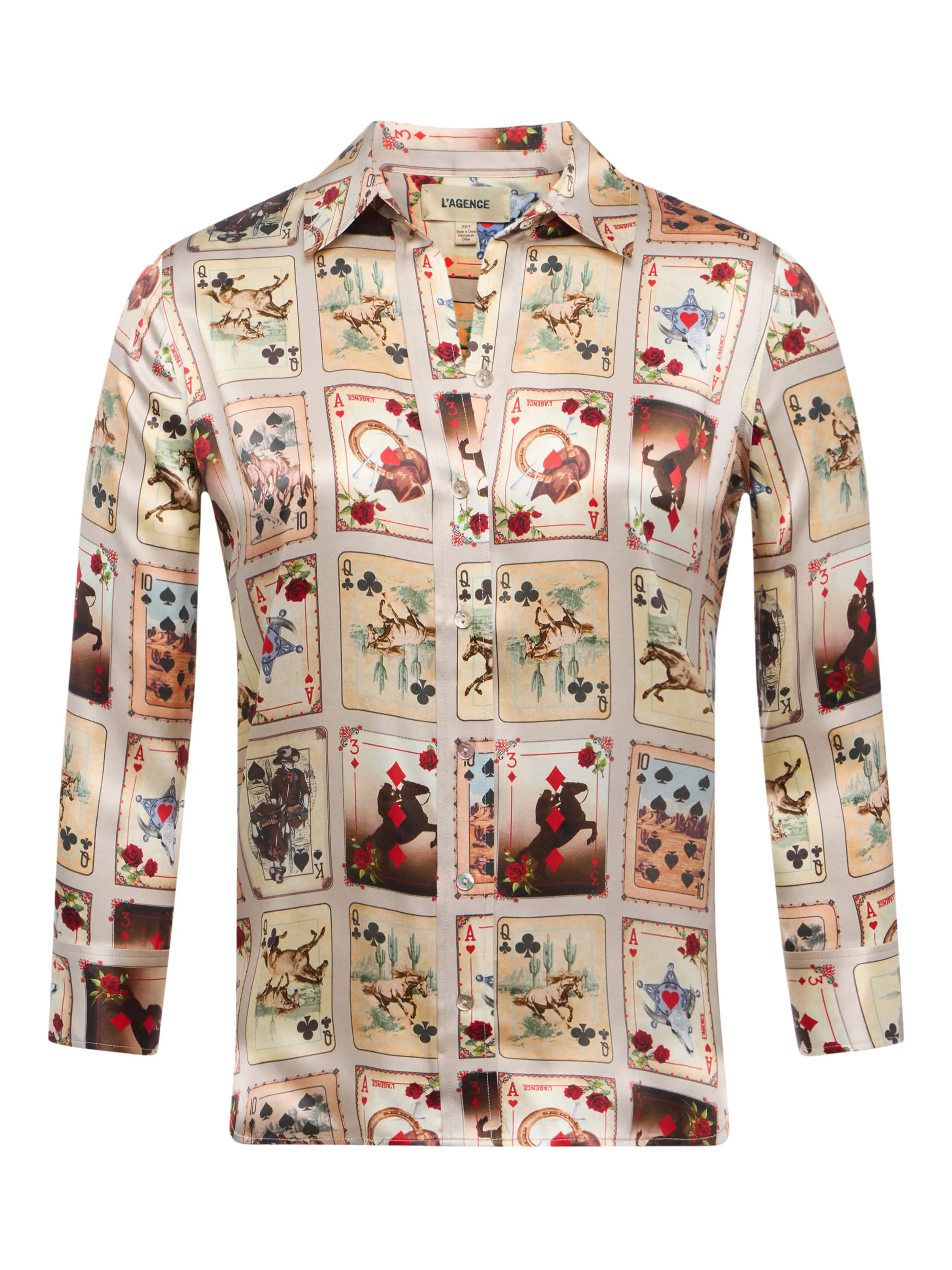Dani Silk Blouse sold by L'AGENCE product image thumbnail 4