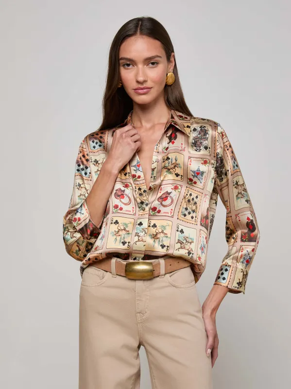 Dani Silk Blouse sold by L'AGENCE