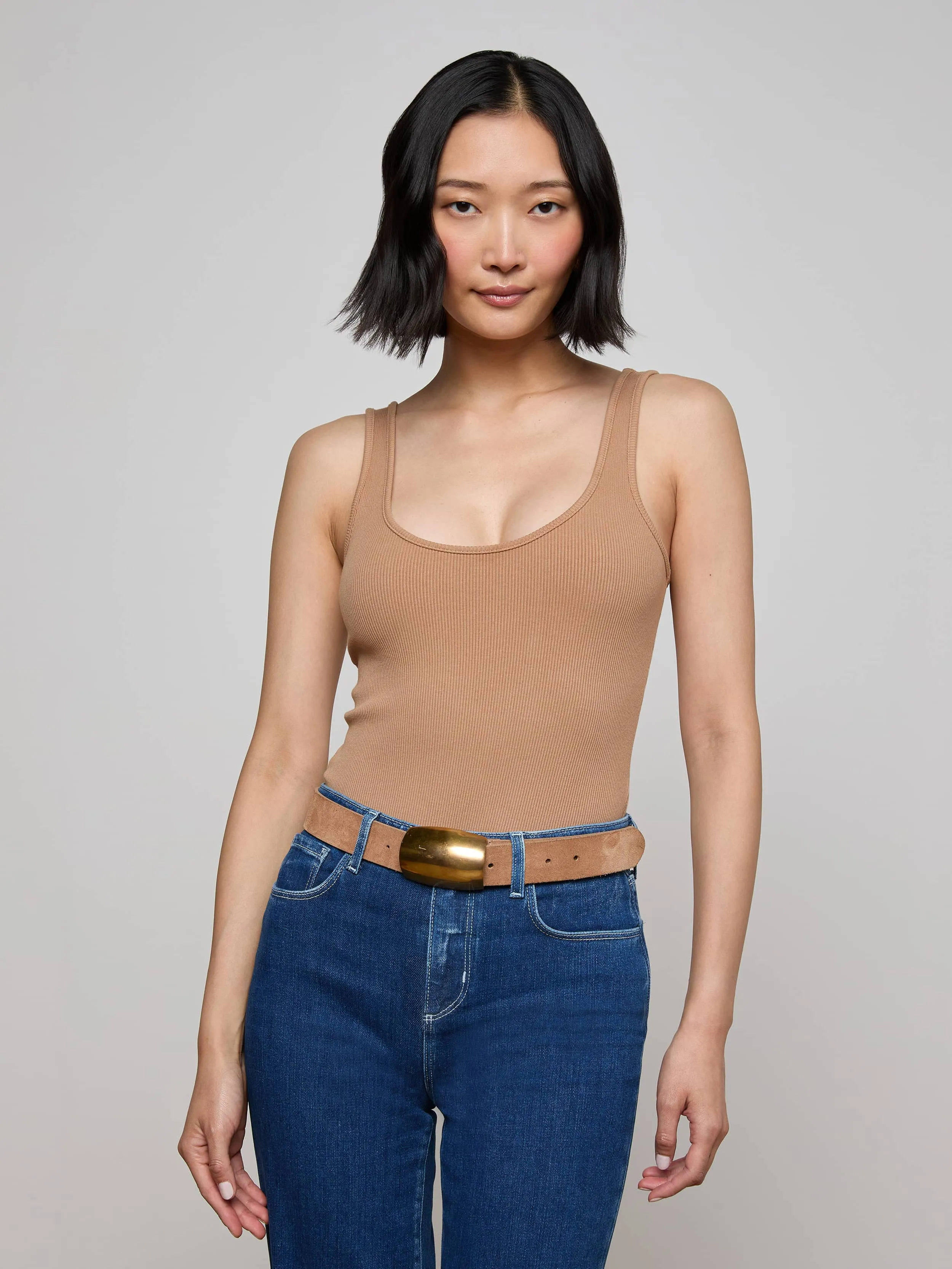 Nica Scoopneck Bodysuit sold by L'AGENCE