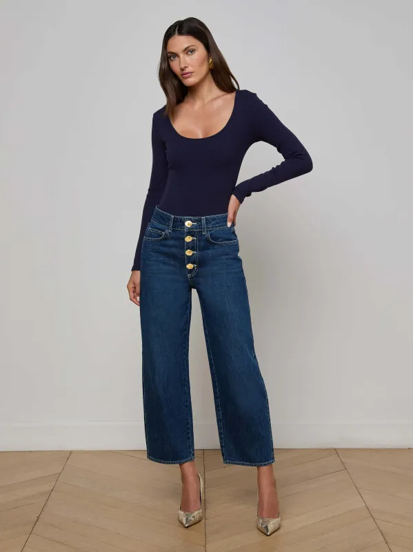 Liora Cropped Jean made by L'AGENCE