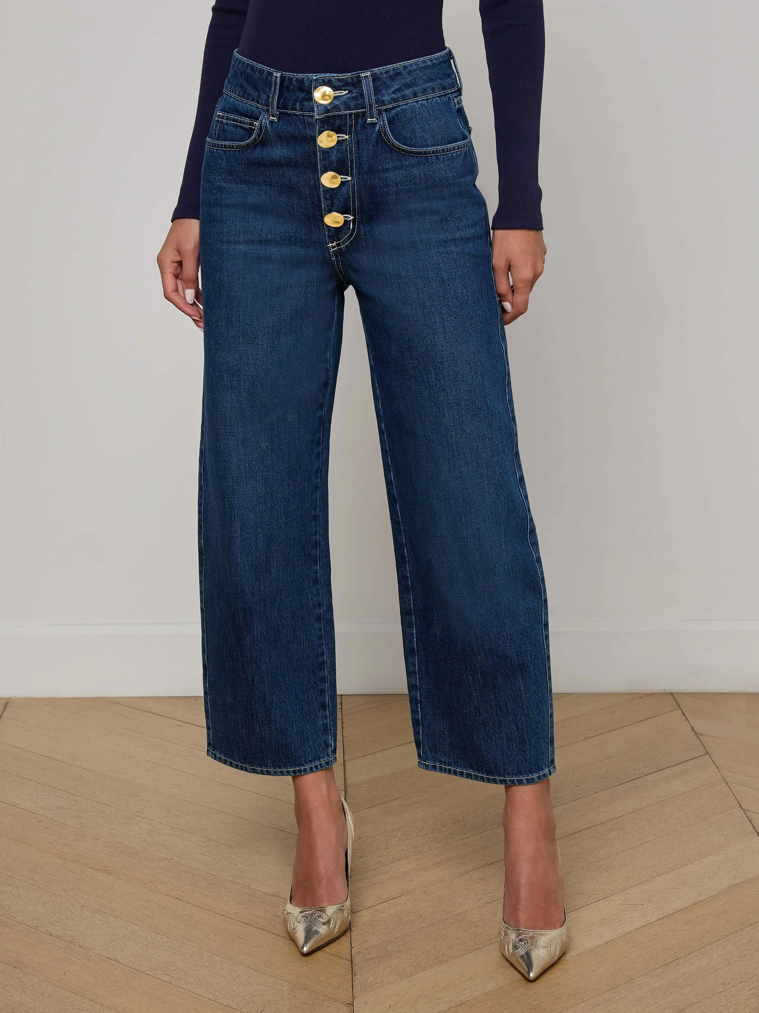 Liora Cropped Jean sold by L'AGENCE product image thumbnail 2