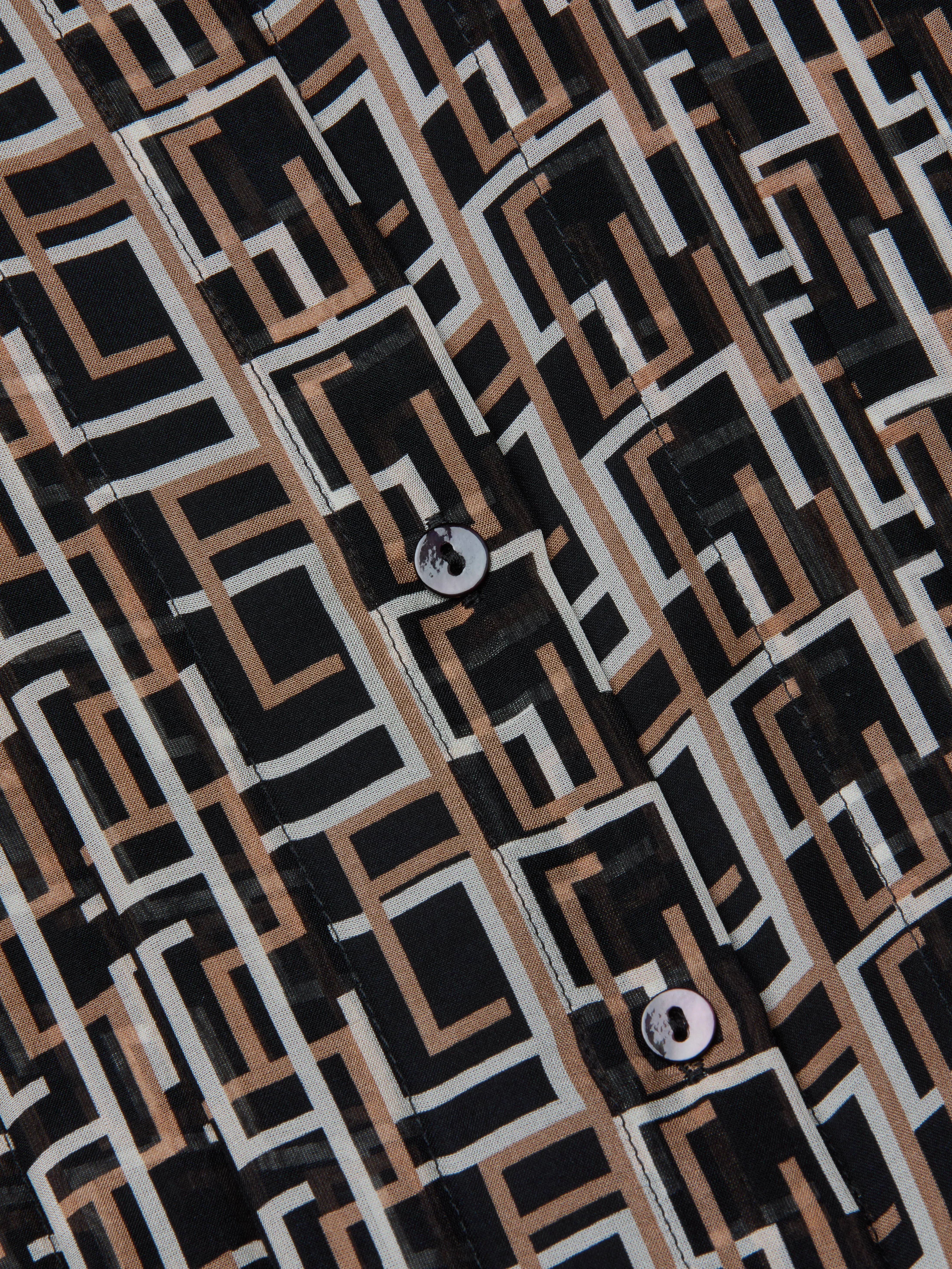 Klaudia Silk Shirt Dress sold by L'AGENCE product image thumbnail 4