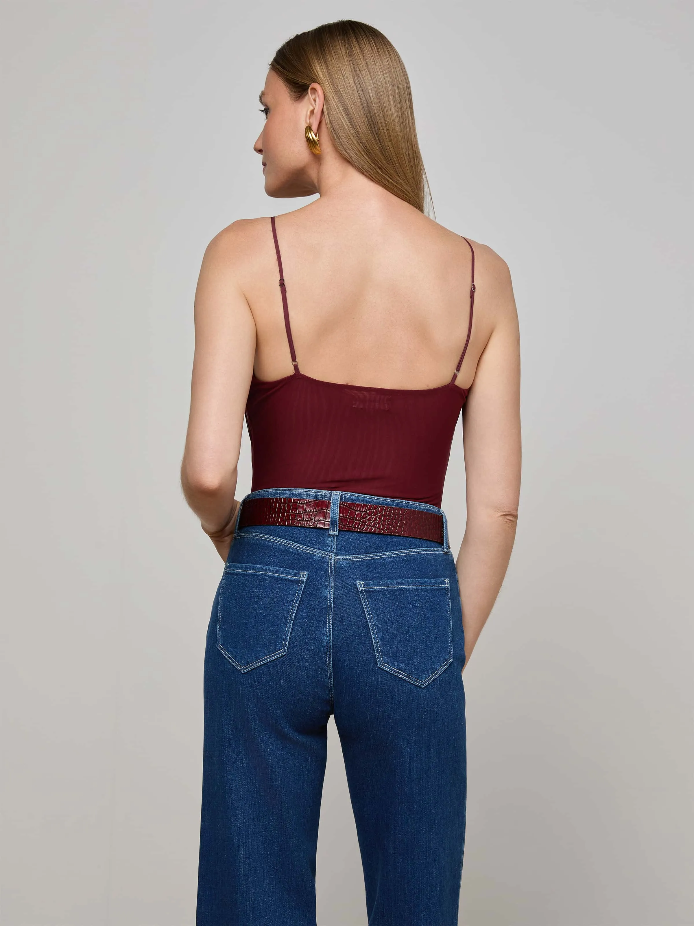 Gelina Mesh Bodysuit sold by L'AGENCE product image thumbnail 5