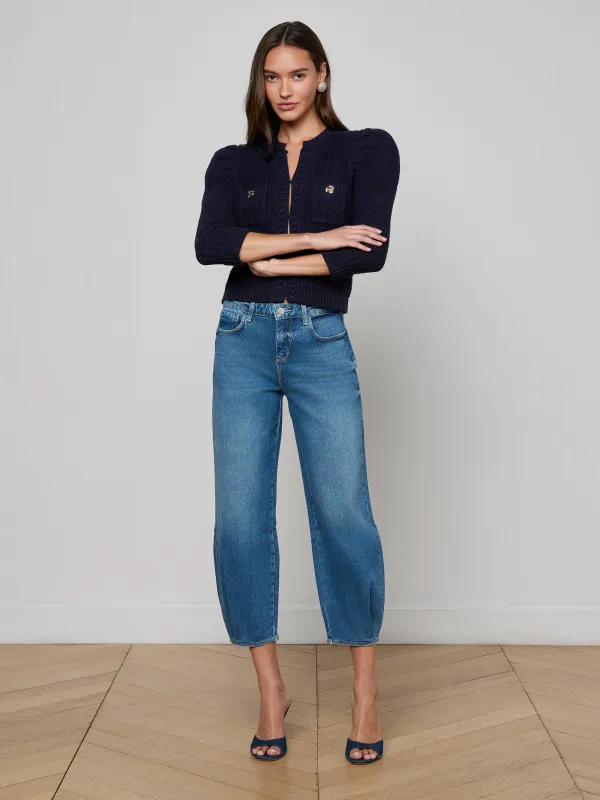 Krista Tapered Jean sold by L'AGENCE