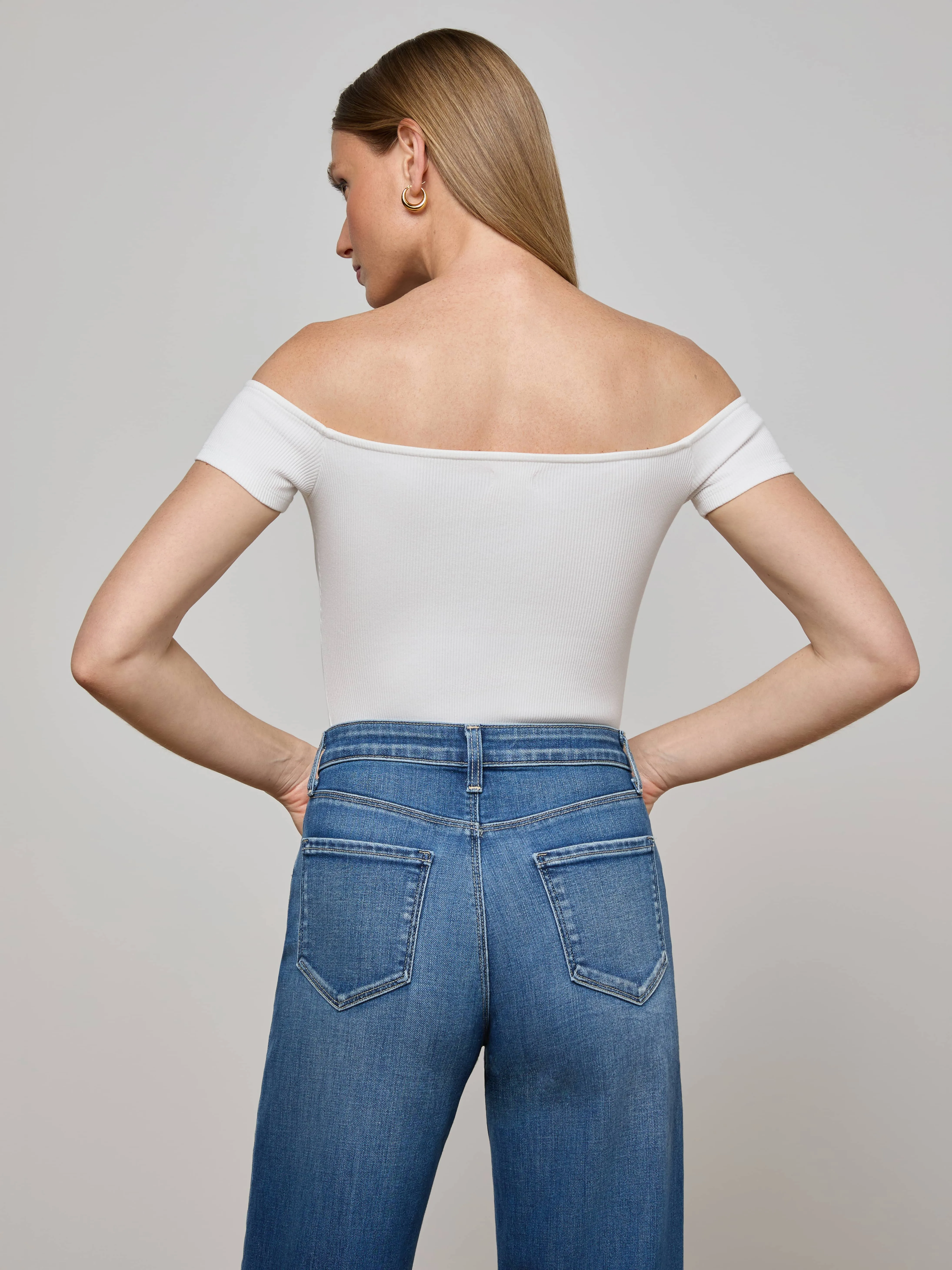 Adana Off-The-Shoulder Bodysuit sold by L'AGENCE product image thumbnail 3