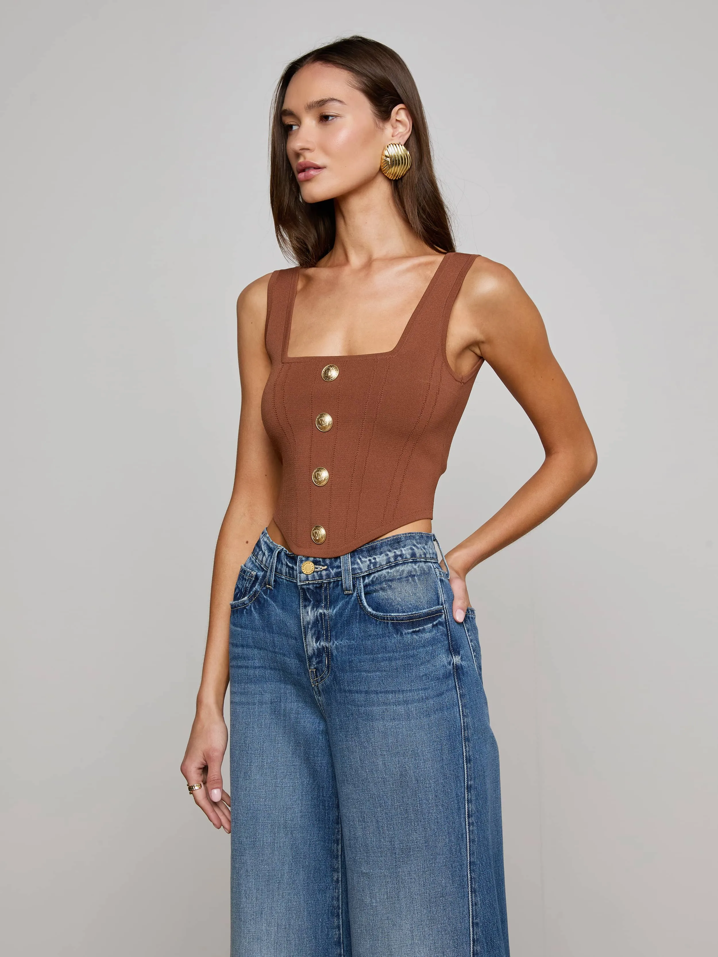 Saga Top sold by L'AGENCE product image thumbnail 3