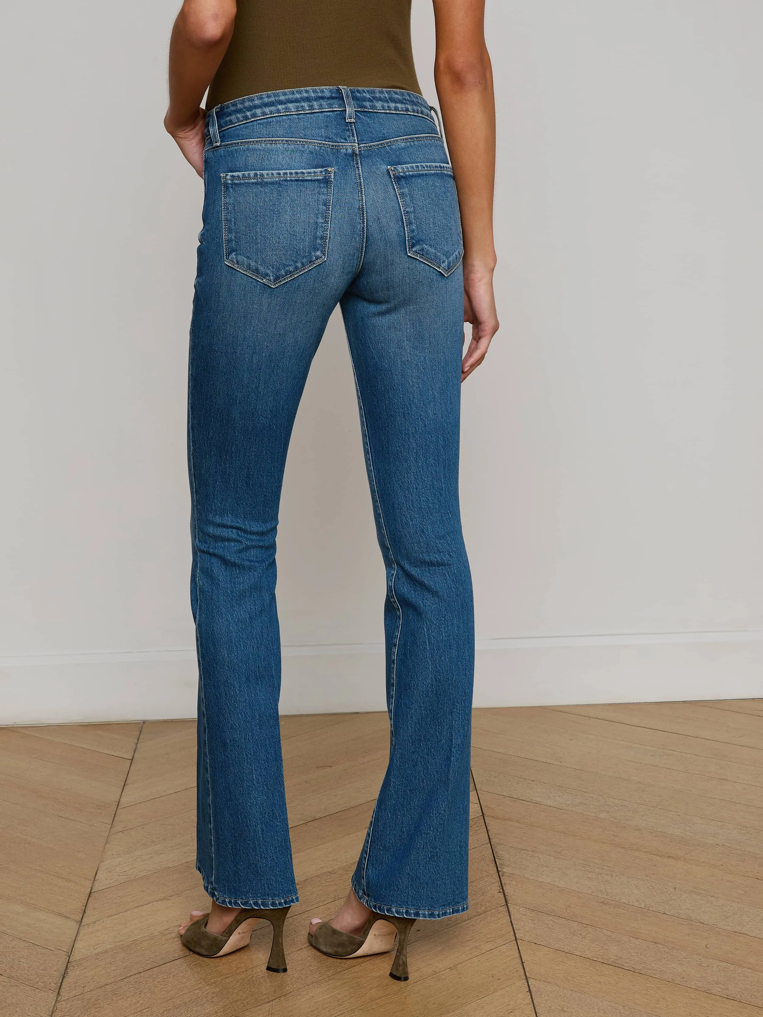 Cara Low-Rise Bootcut Jean sold by L'AGENCE product image thumbnail 4