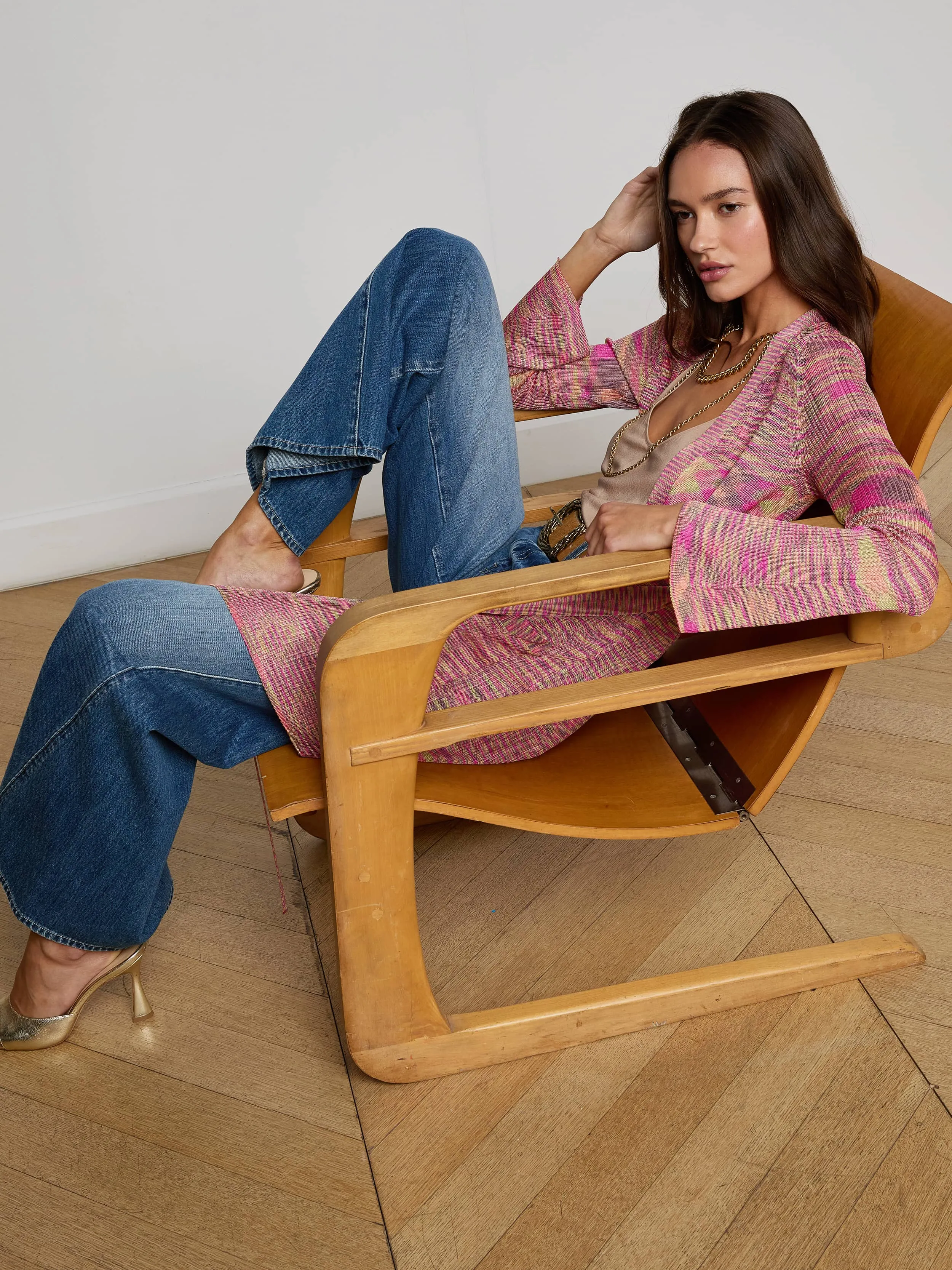 Neve Cardigan sold by L'AGENCE product image thumbnail 2