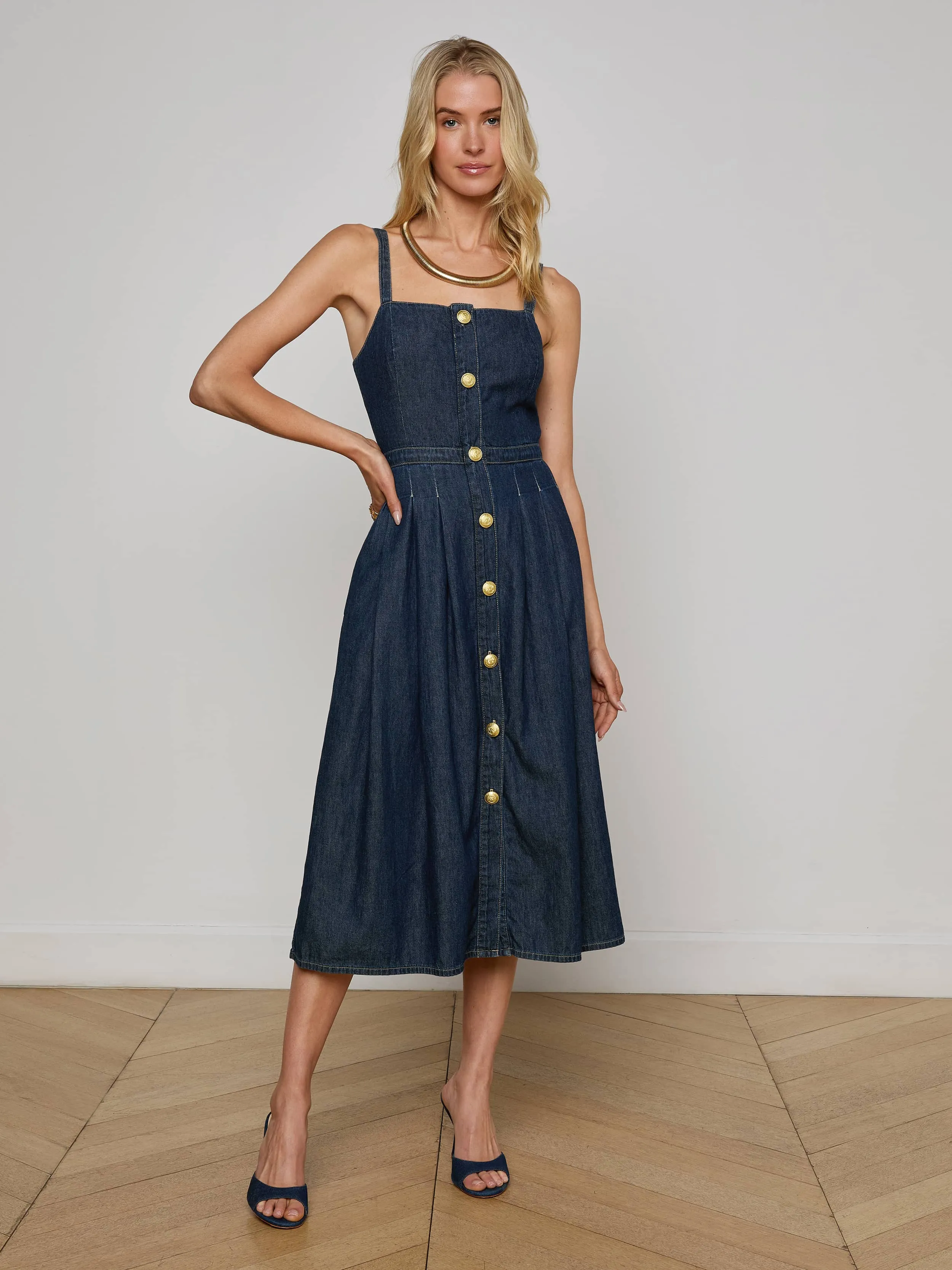 Esmeralda Chambray Dress sold by L'AGENCE