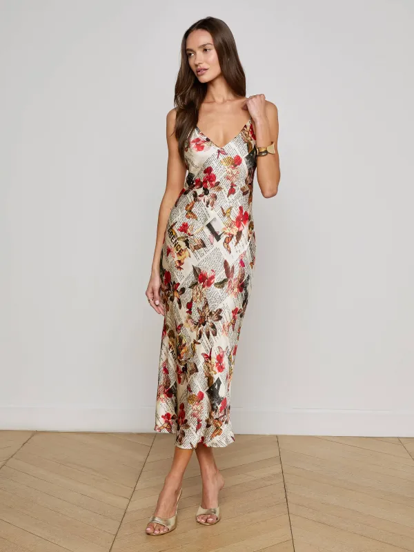 Seridie Silk Slip Dress sold by L'AGENCE