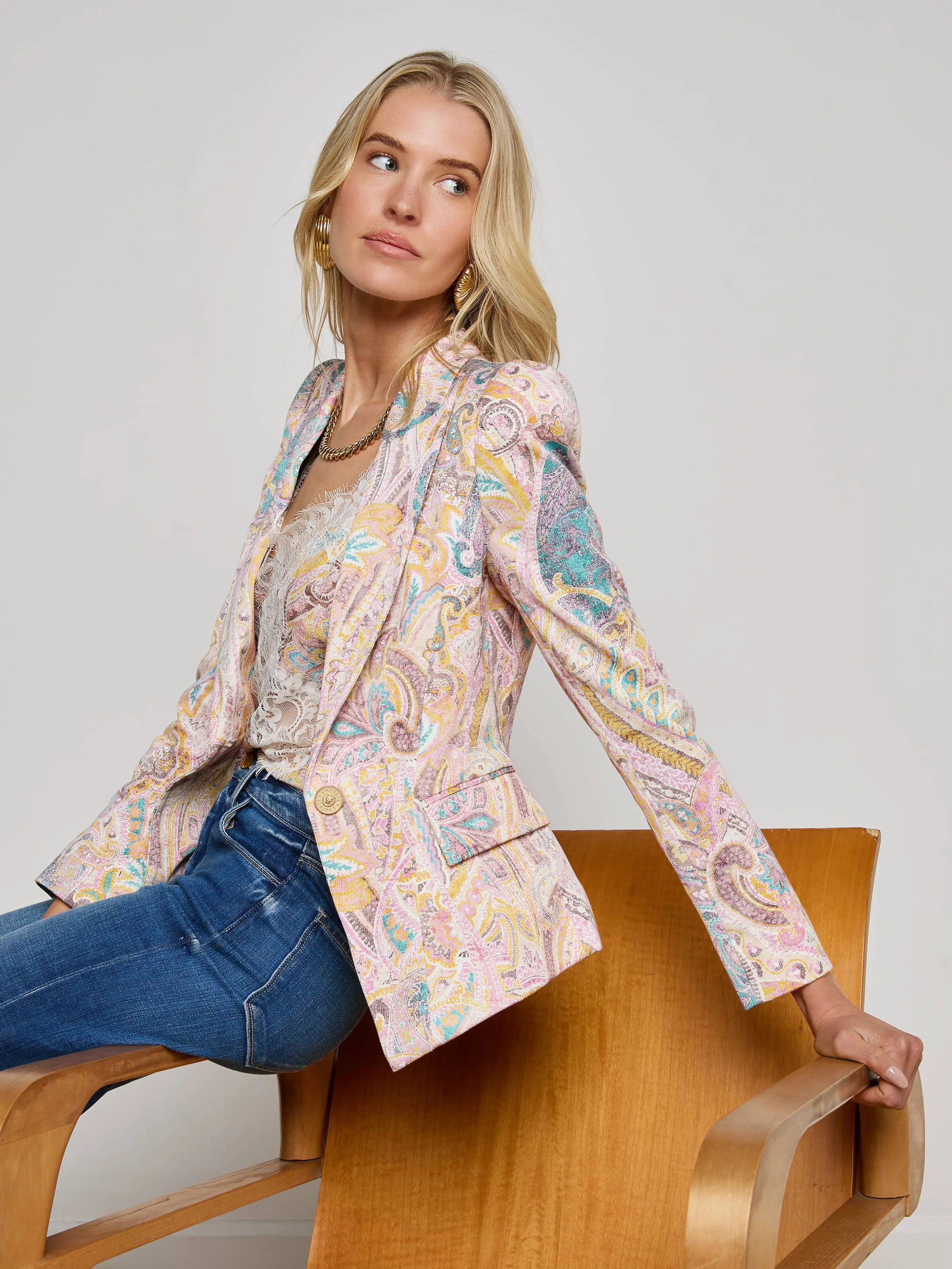 Kaisley Blazer sold by L'AGENCE product image thumbnail 2