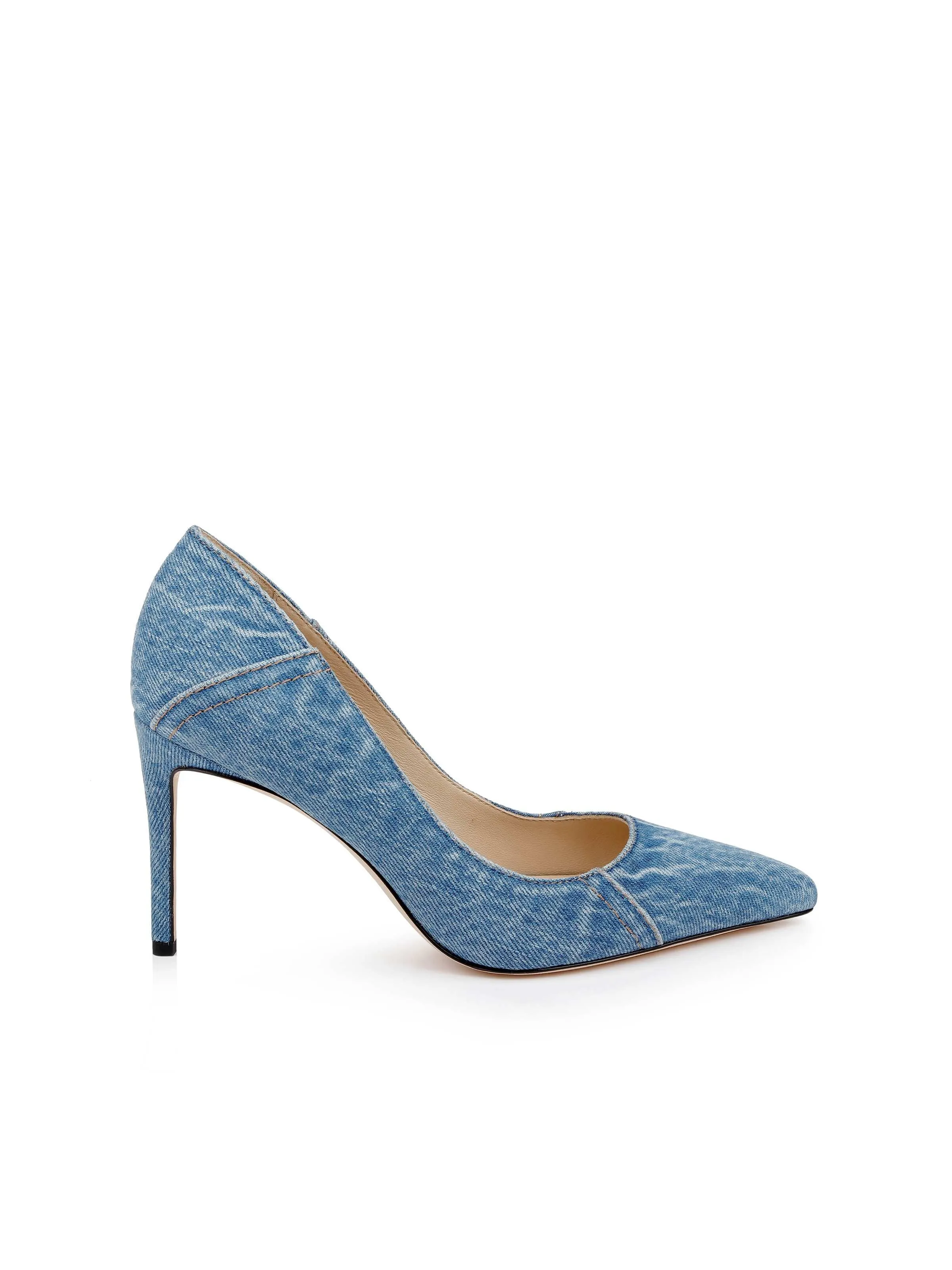 Maelle Denim Pump sold by L'AGENCE