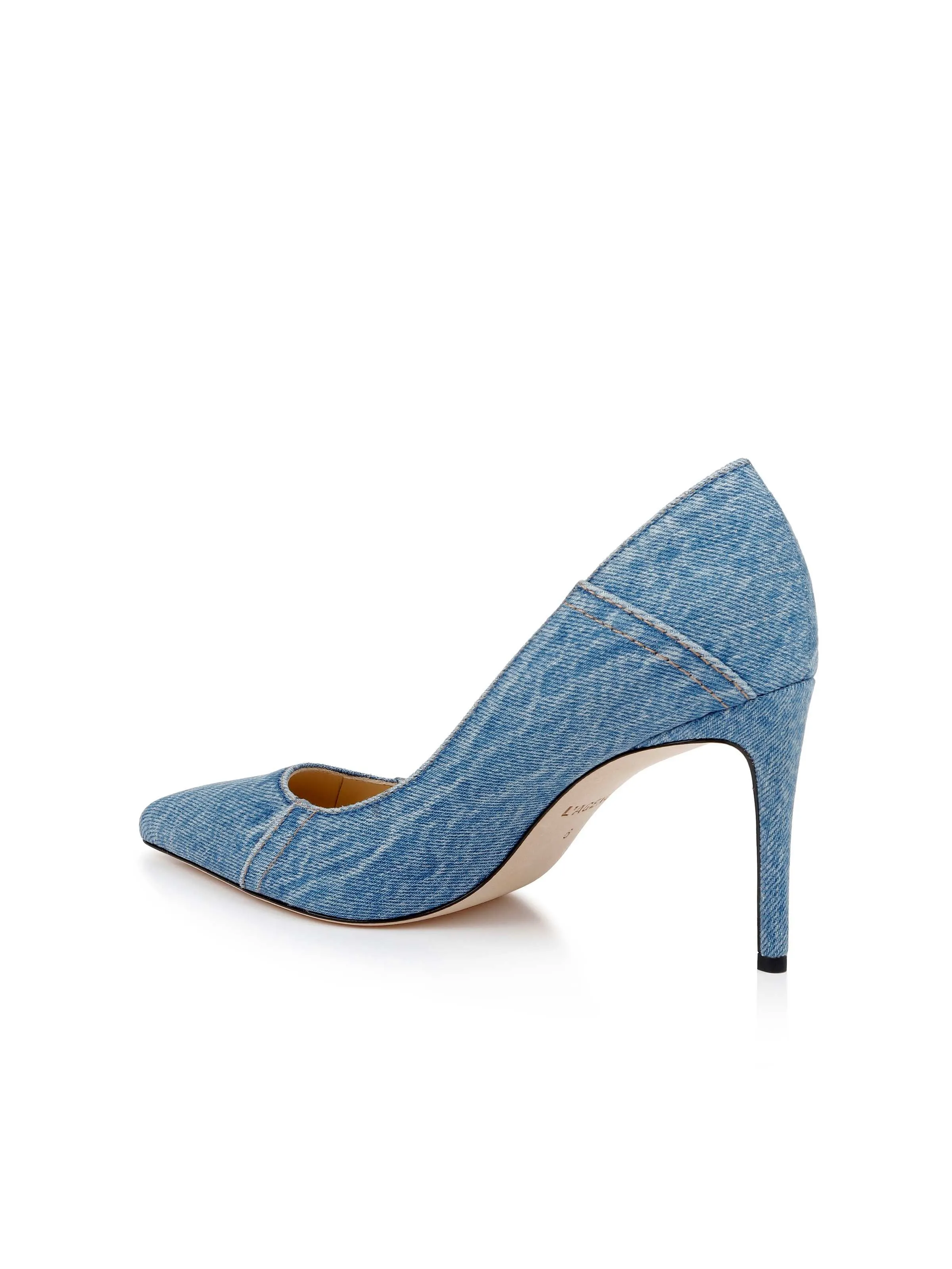 Maelle Denim Pump sold by L'AGENCE product image thumbnail 3