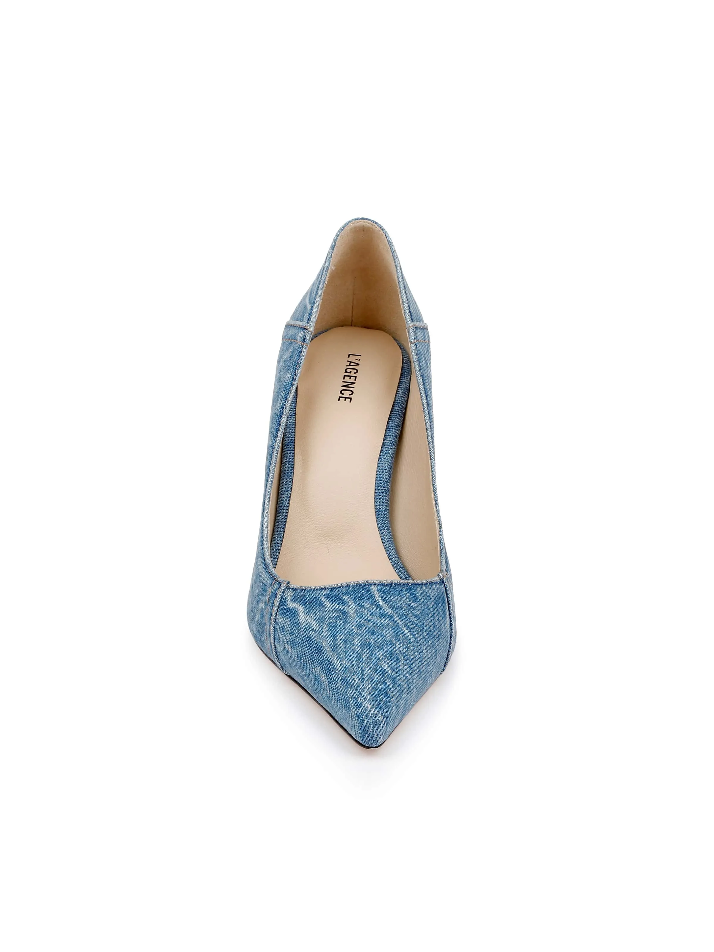 Maelle Denim Pump sold by L'AGENCE product image thumbnail 5