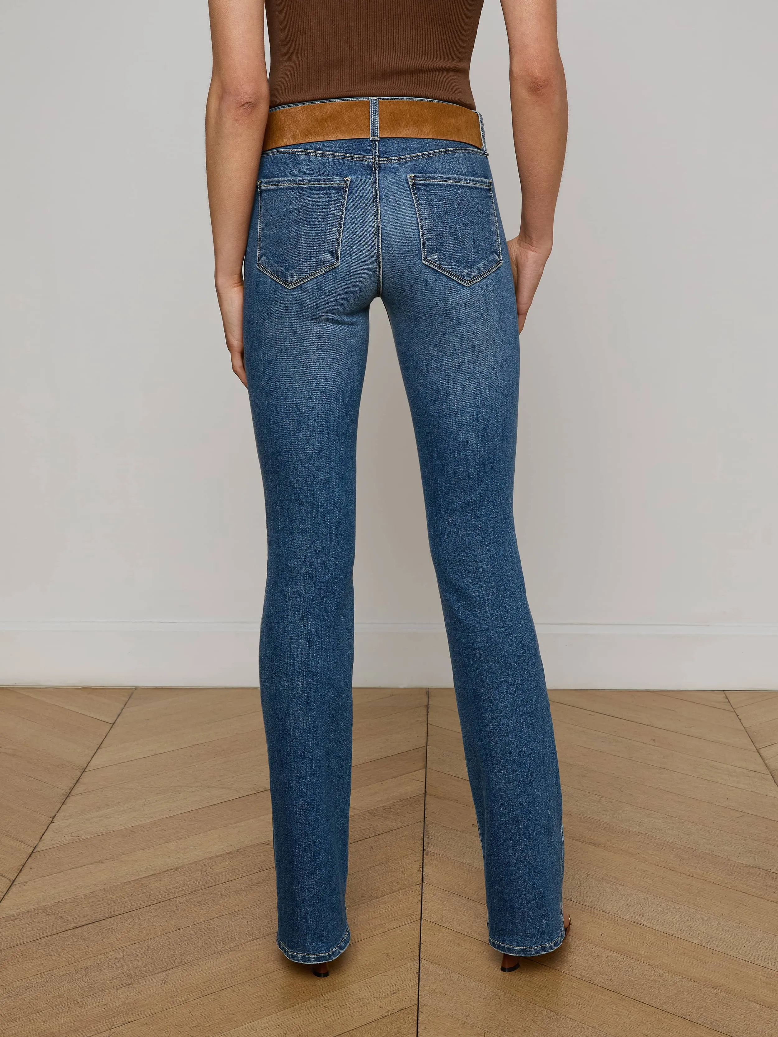 Cara Low-Rise Bootcut Jean sold by L'AGENCE product image thumbnail 4