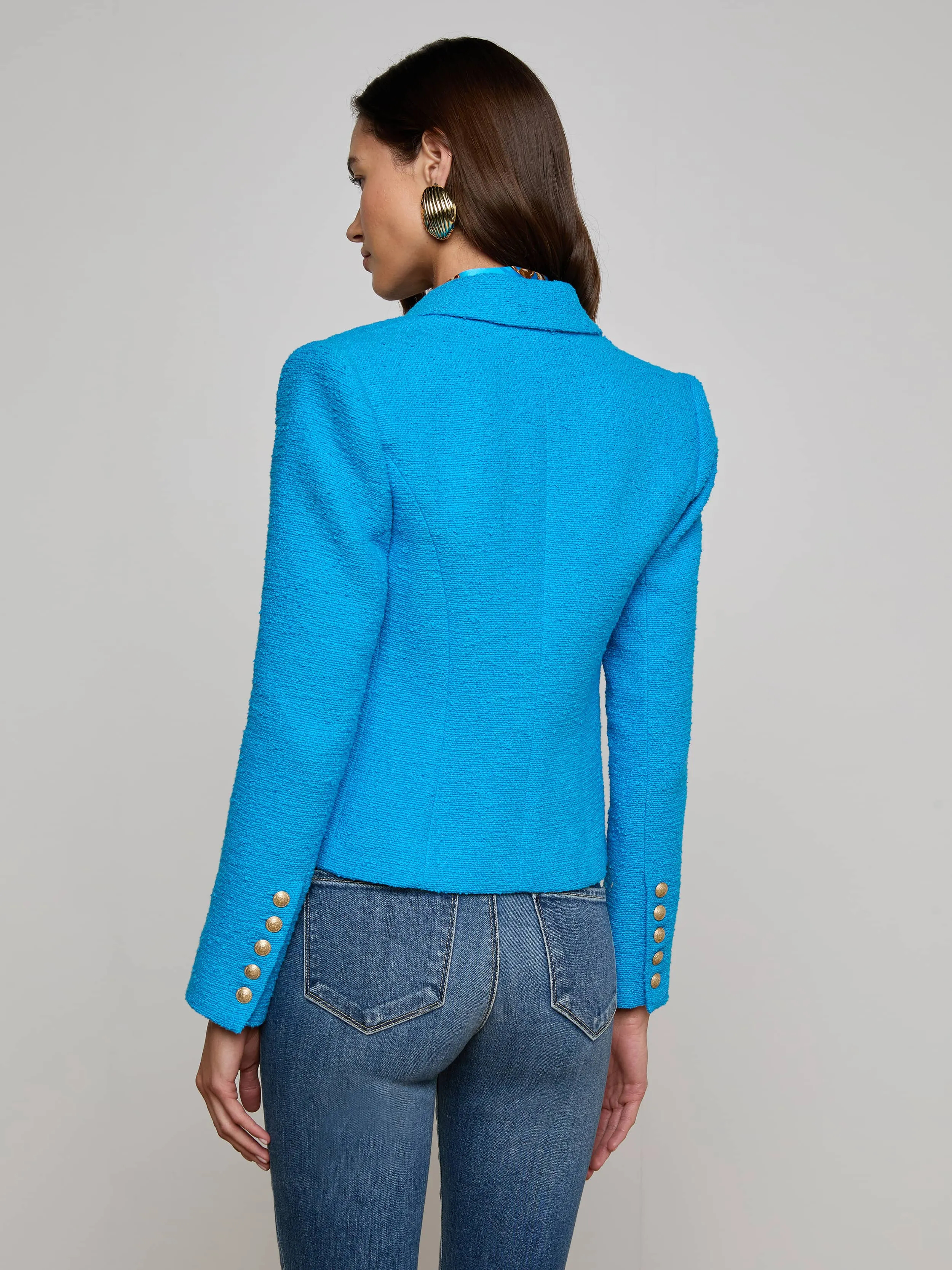 Brooke Tweed Blazer sold by L'AGENCE product image thumbnail 5