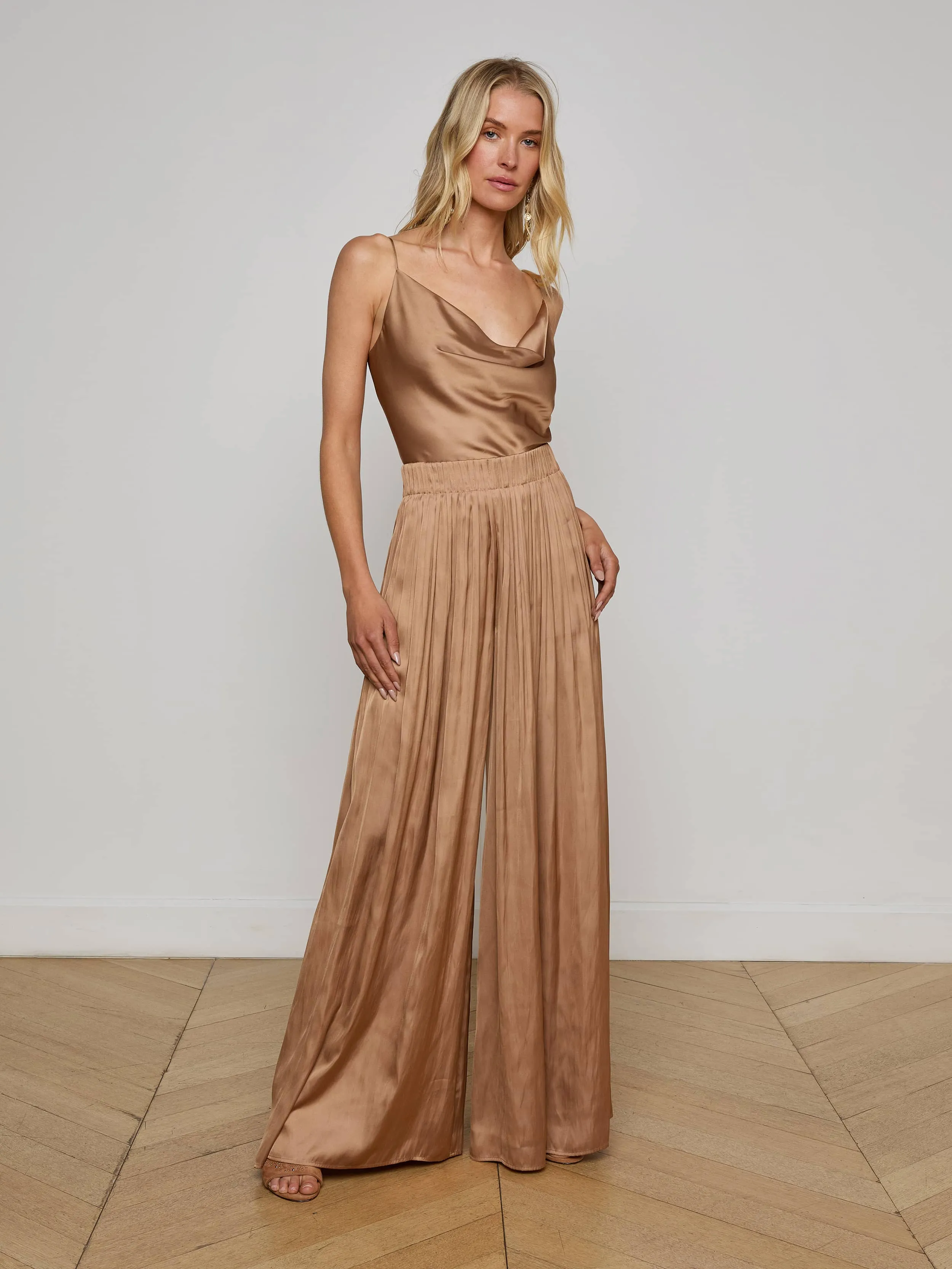 Haylo Satin Pant sold by L'AGENCE