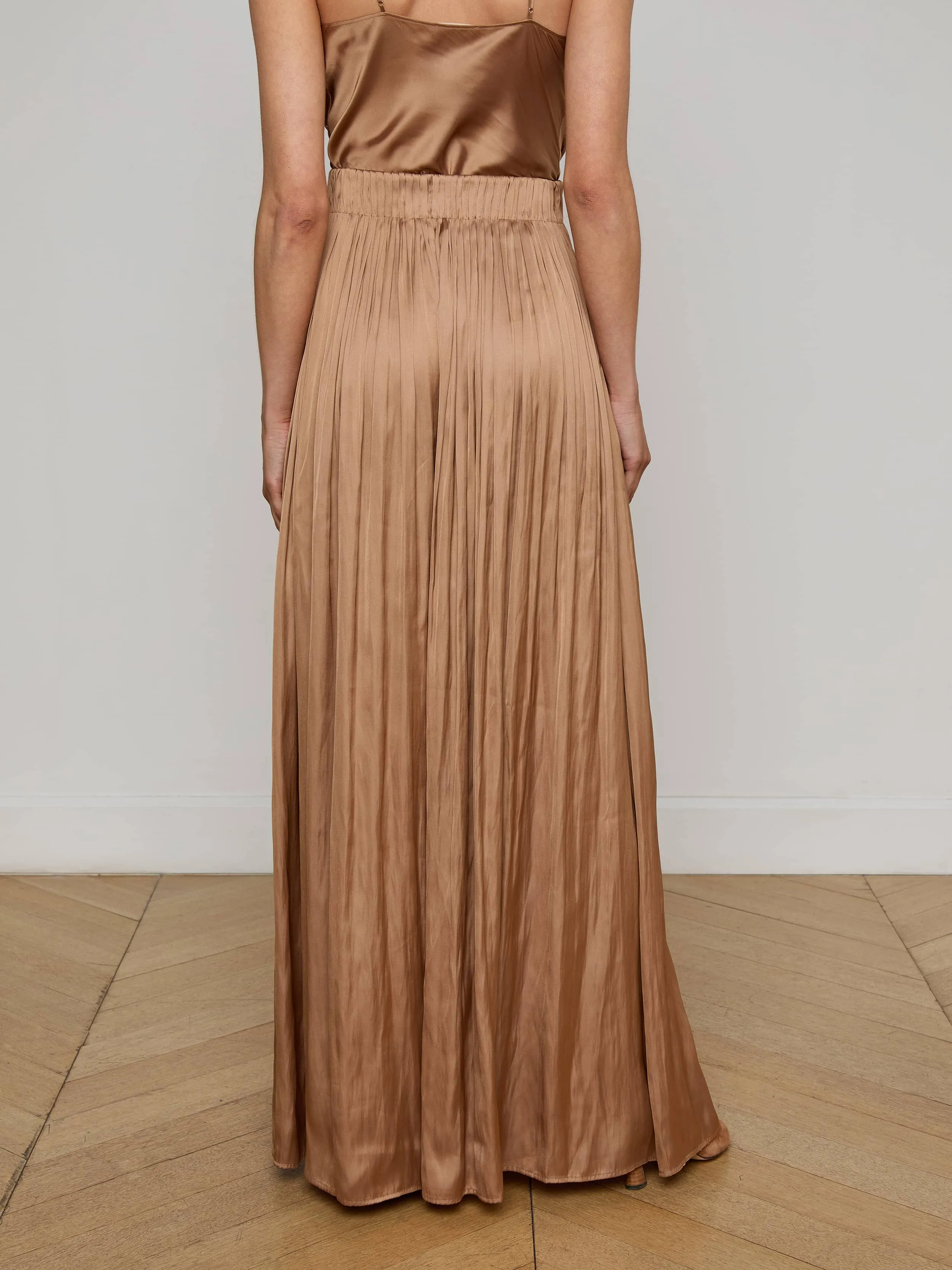 Haylo Satin Pant sold by L'AGENCE product image thumbnail 4