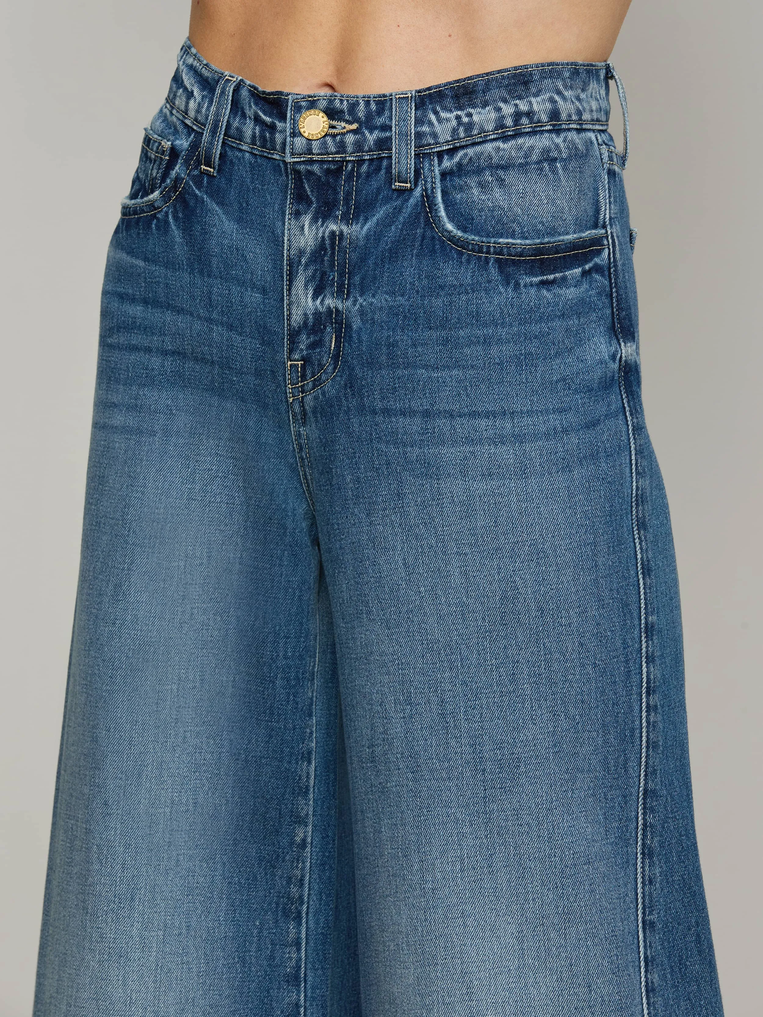 Beau Wide-Leg Jean sold by L'AGENCE product image thumbnail 3