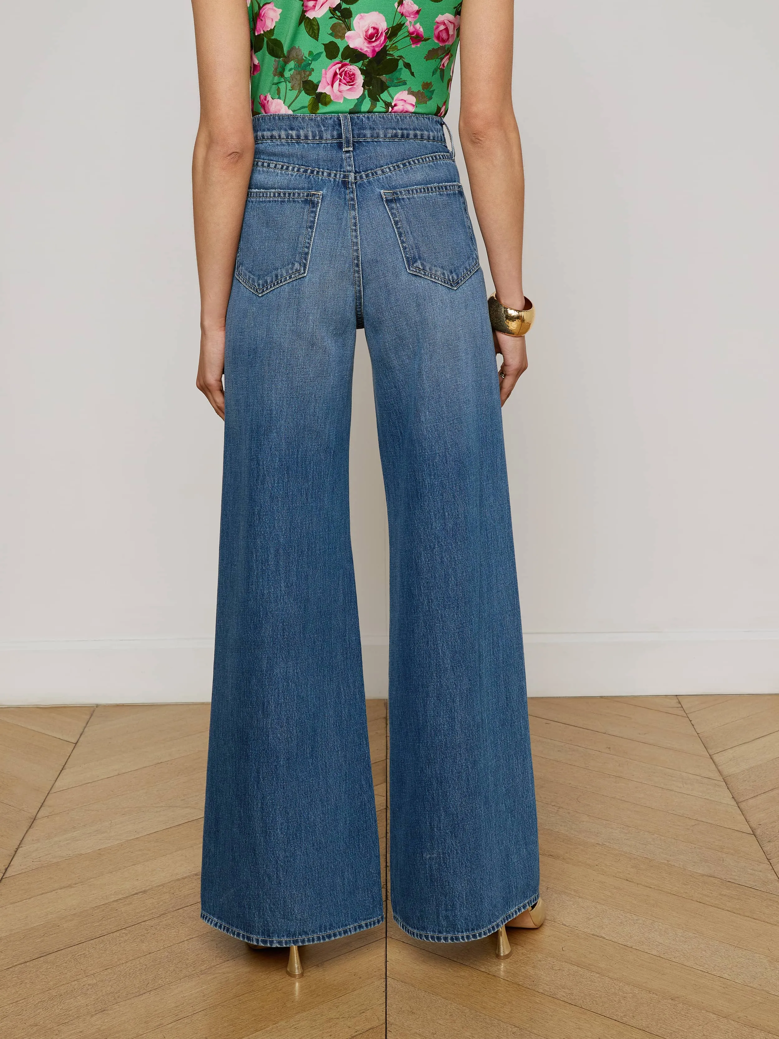 Beau Wide-Leg Jean sold by L'AGENCE product image thumbnail 5