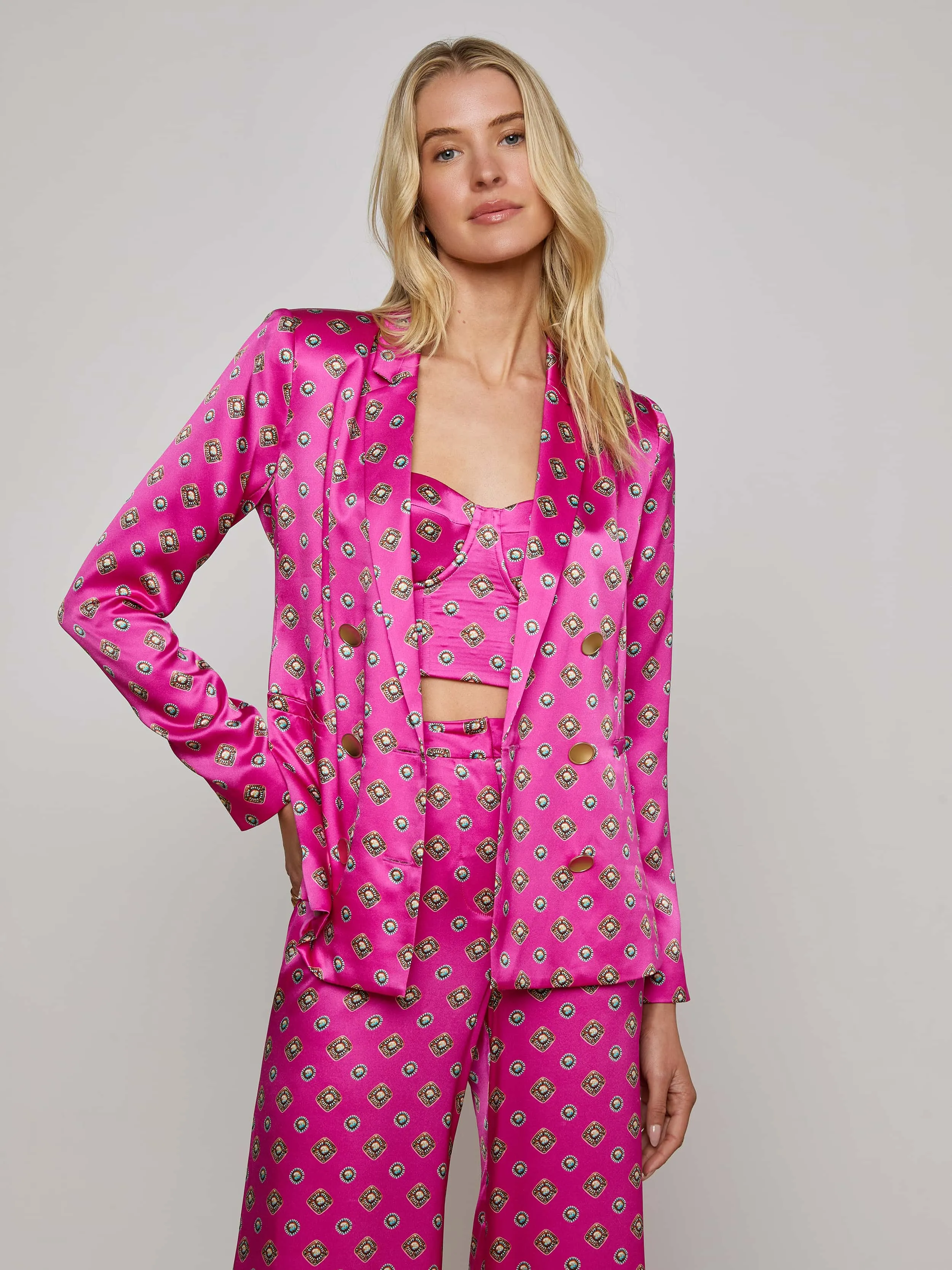 Colin Silk Blazer sold by L'AGENCE