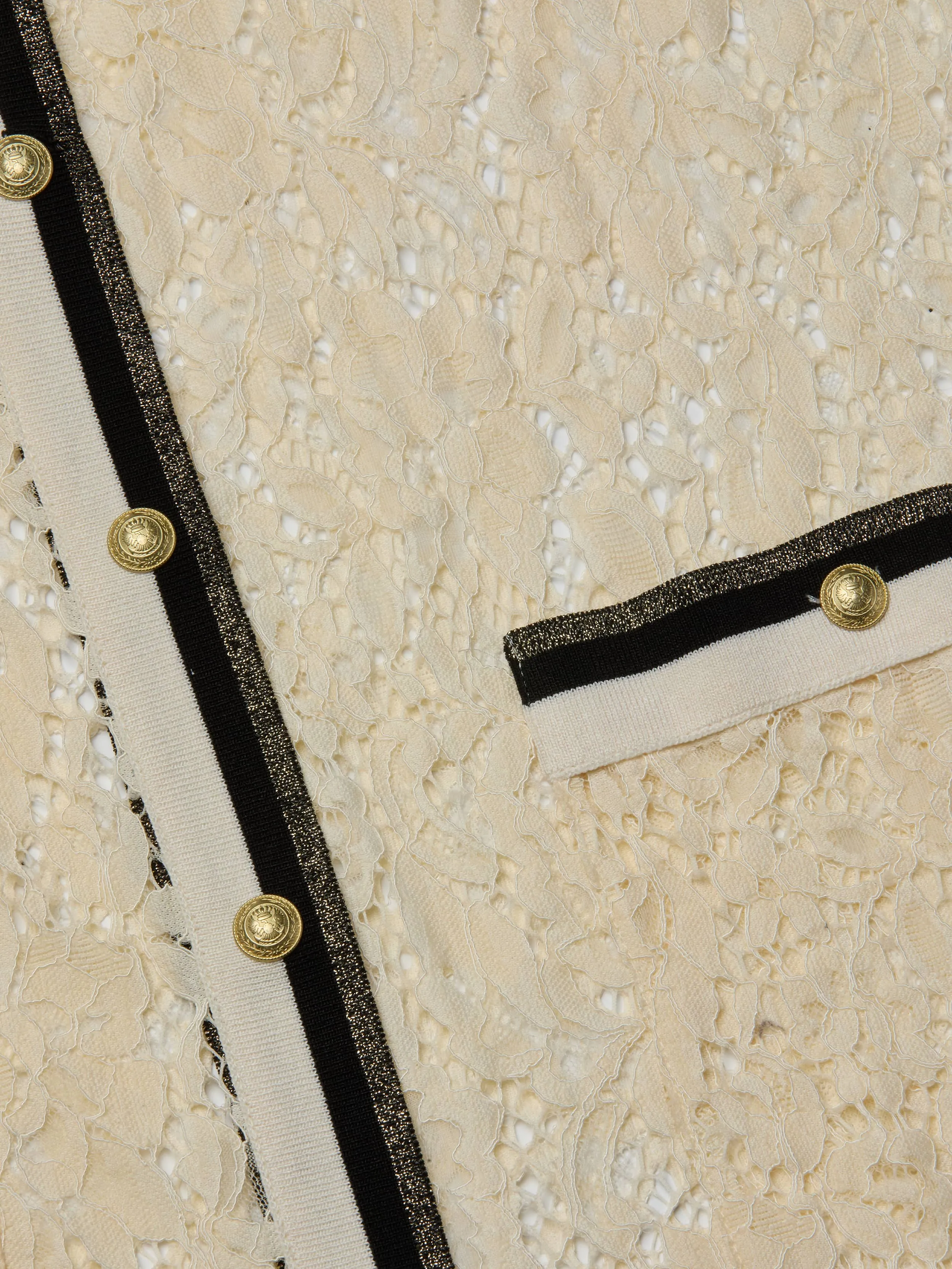 Whisper Lace Cardigan Dress sold by L'AGENCE product image thumbnail 4