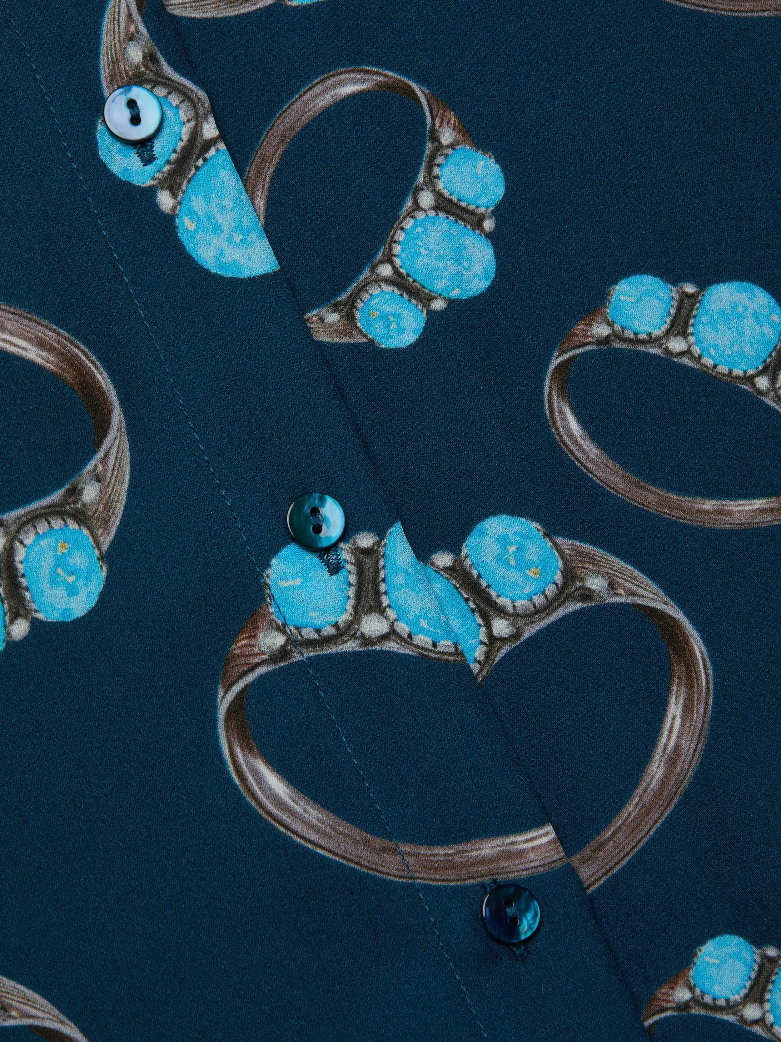 Nina Silk Blouse sold by L'AGENCE product image thumbnail 5