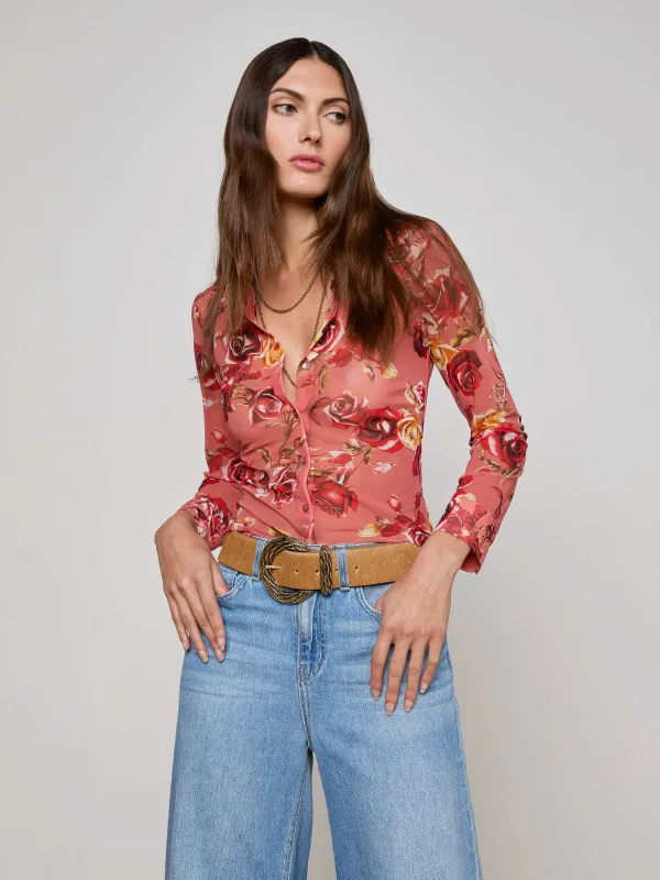 Indiana Mesh Blouse sold by L'AGENCE