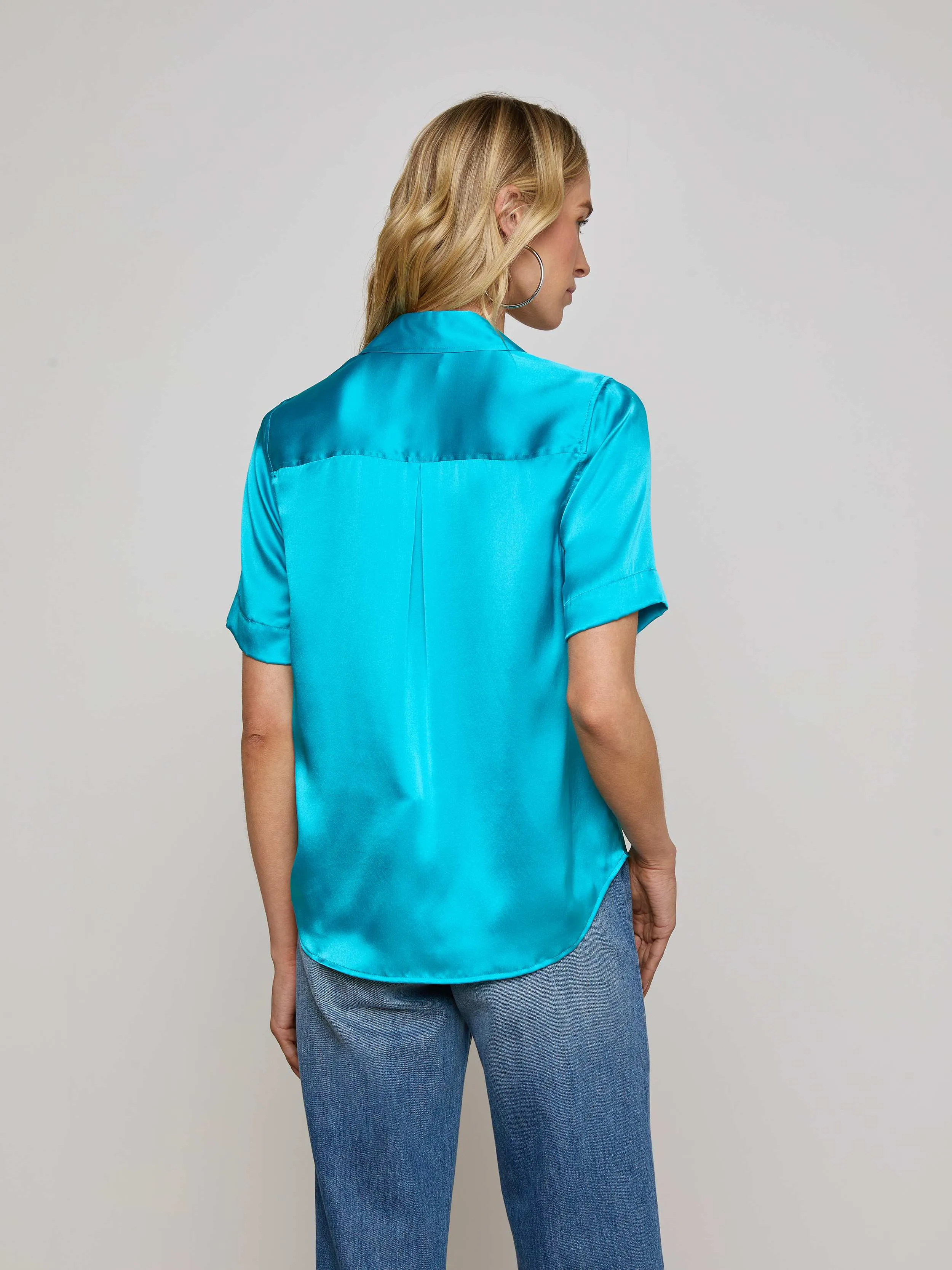 Ellah Silk Blouse sold by L'AGENCE product image thumbnail 3
