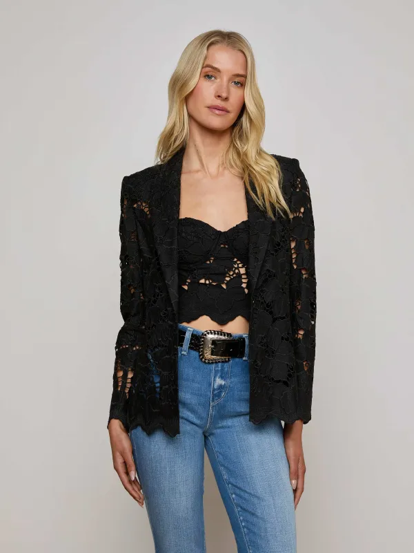 Clementine Lace Blazer sold by L'AGENCE