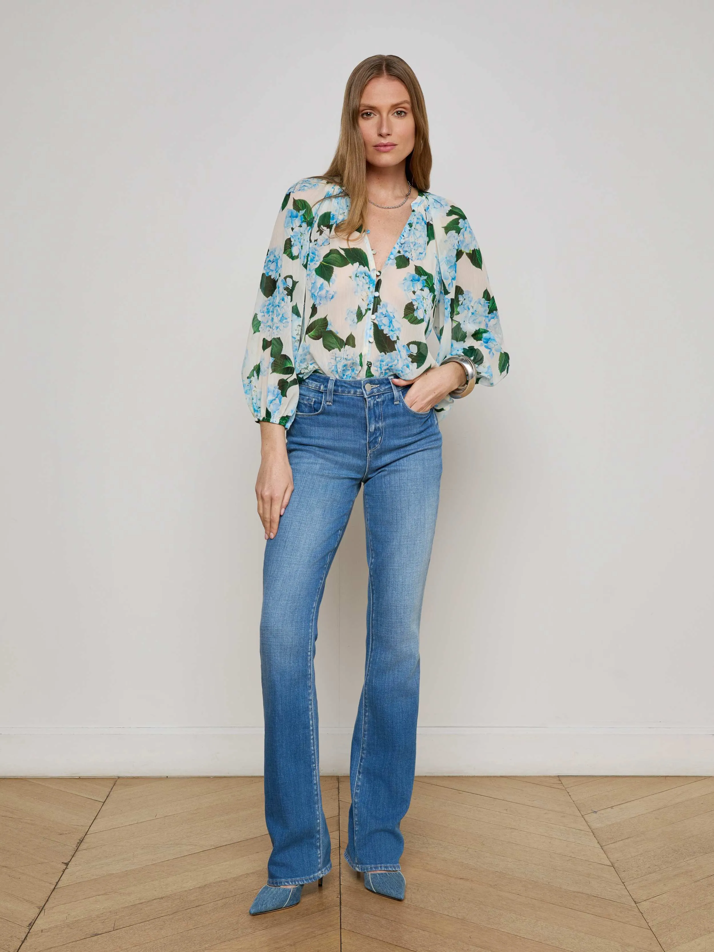 Teagan Blouse sold by L'AGENCE product image thumbnail 4