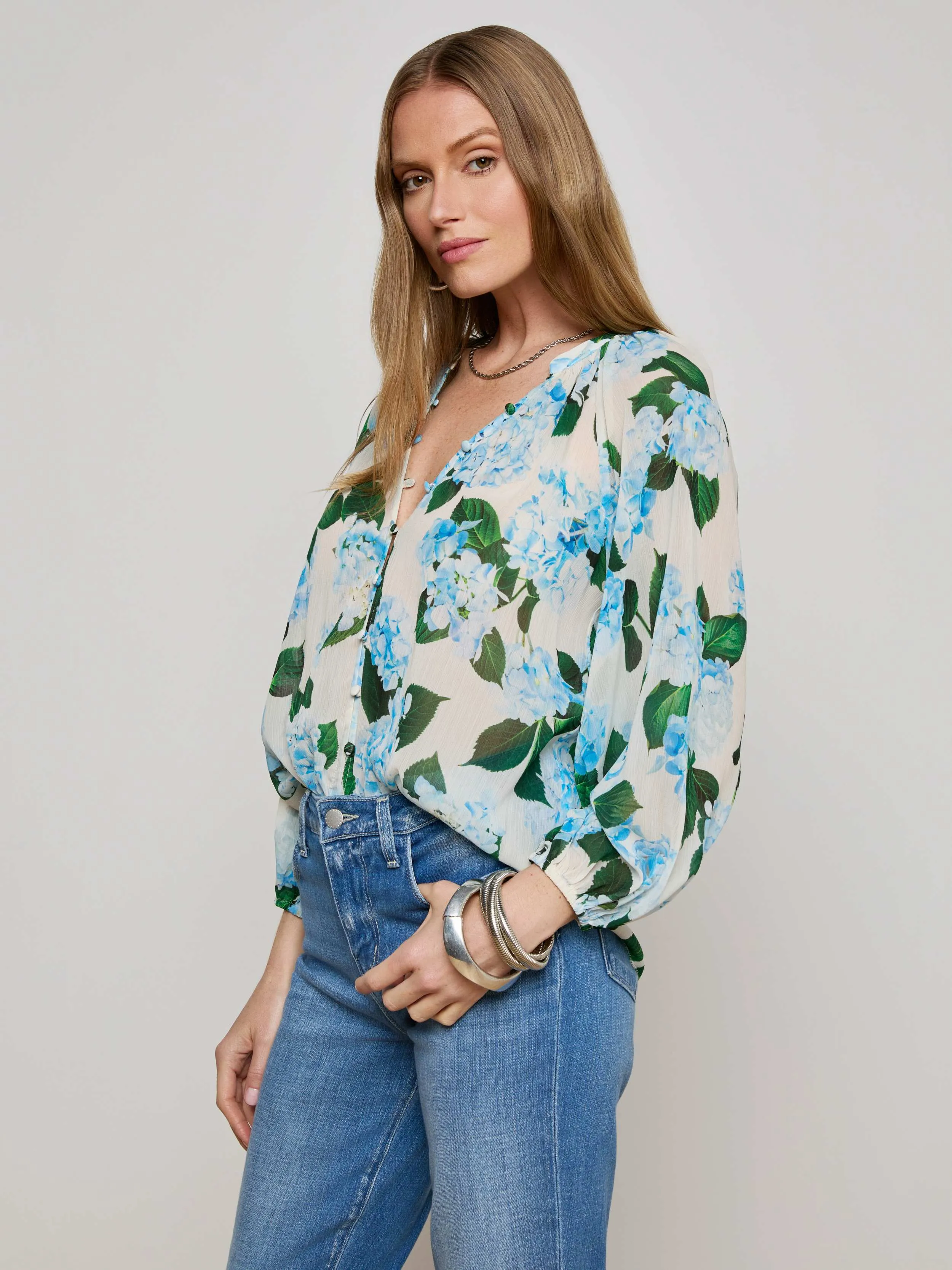 Teagan Blouse sold by L'AGENCE product image thumbnail 2