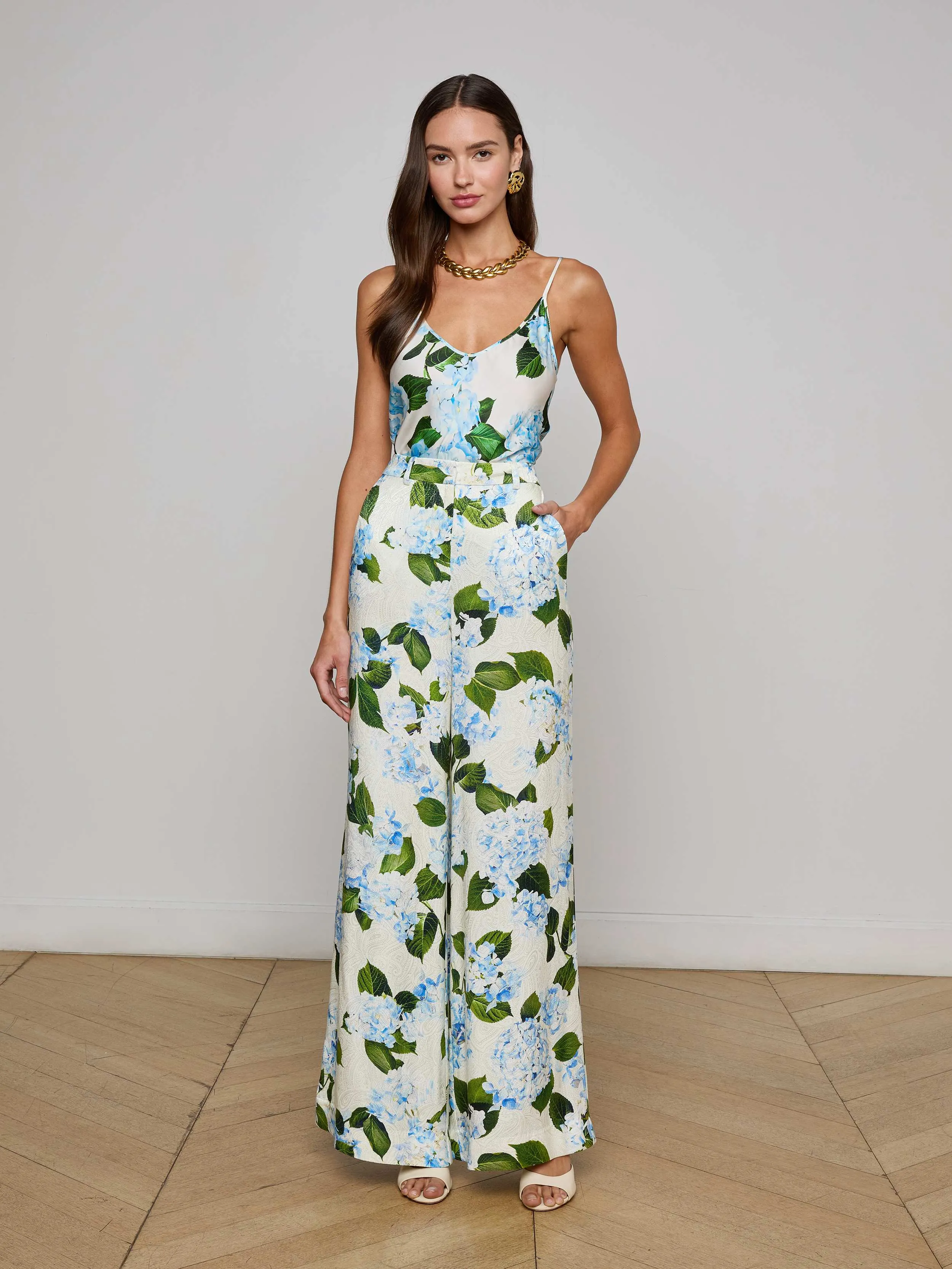 Lexi Satin Camisole sold by L'AGENCE product image thumbnail 4