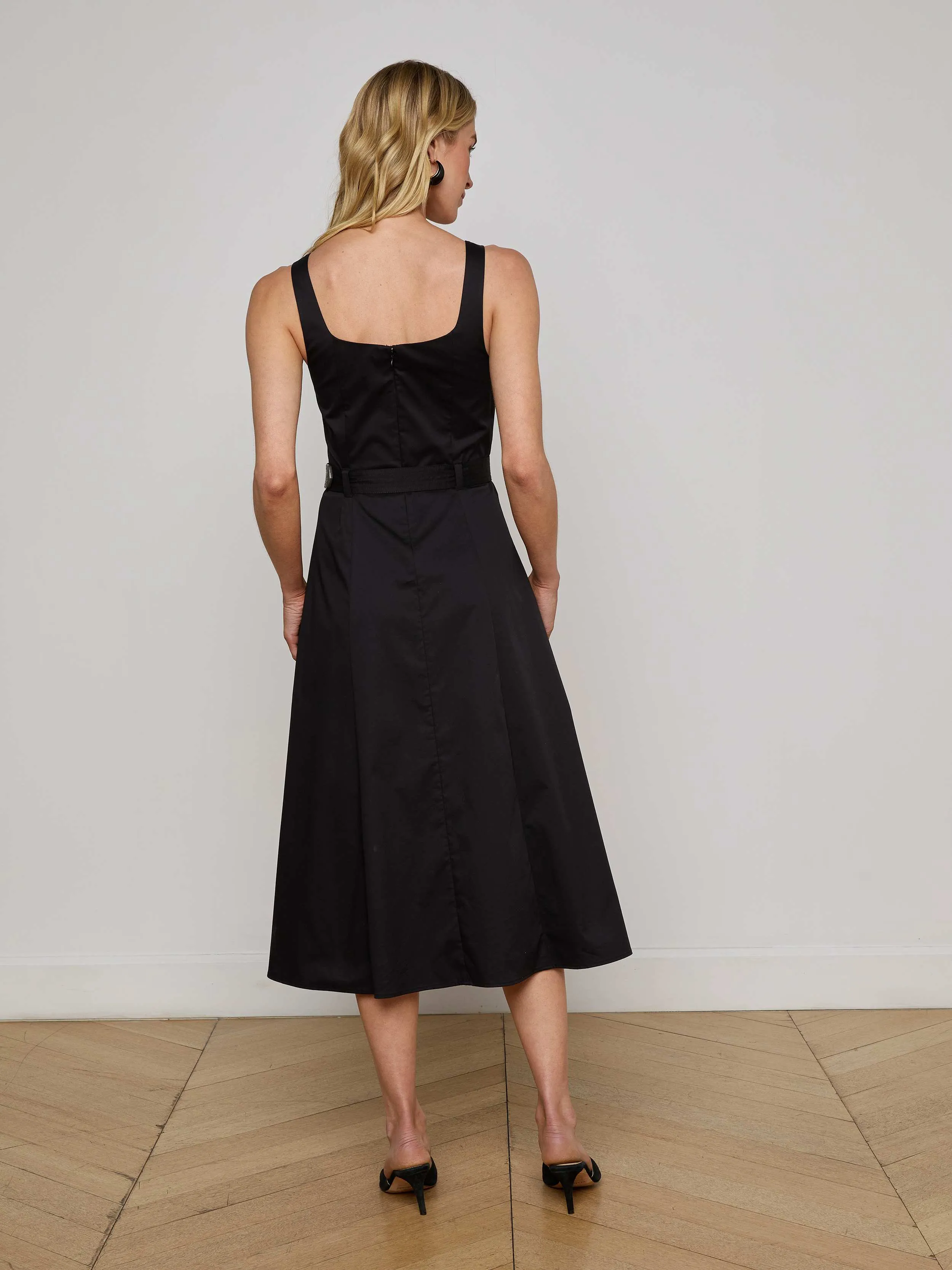 Tazia Midi Dress sold by L'AGENCE product image thumbnail 3
