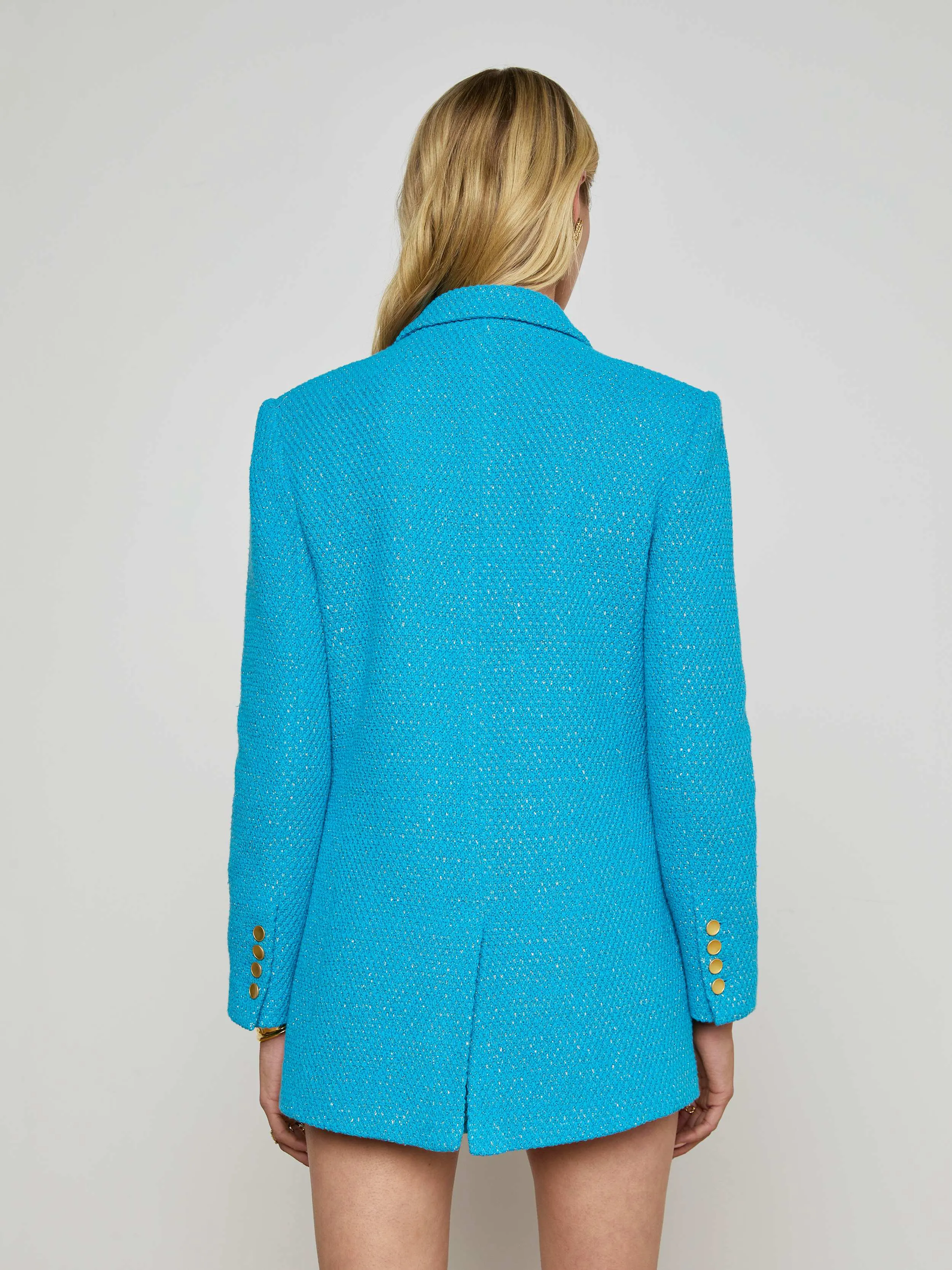 Riva Oversized Knit Blazer sold by L'AGENCE product image thumbnail 4