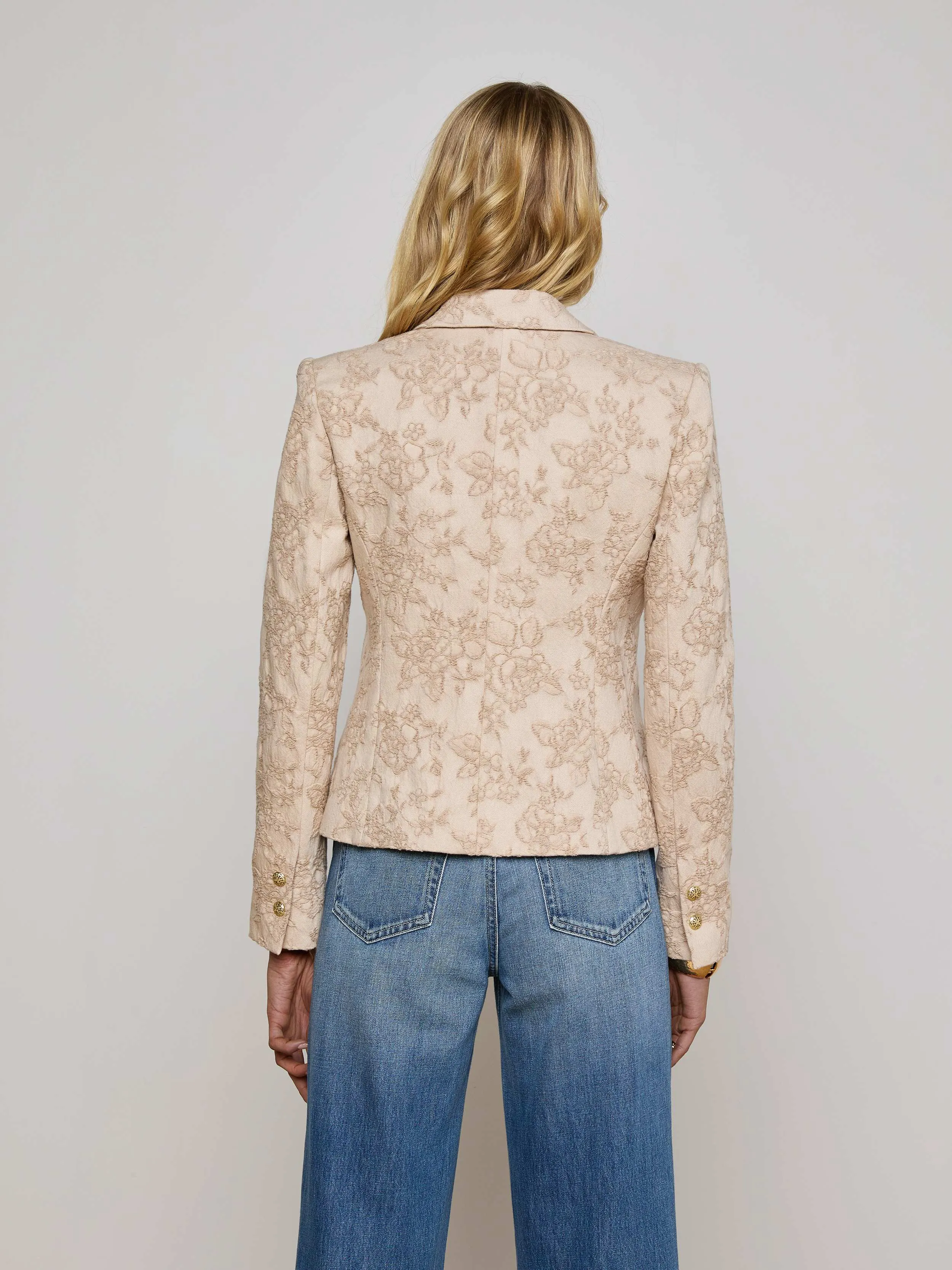 Jennah Jacquard Blazer sold by L'AGENCE product image thumbnail 4